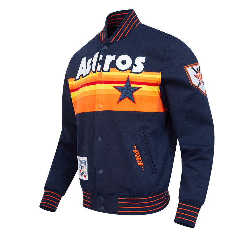 Veste en maille double bleu marine Houston Astros MLB Pro Standard pour homme, édition Cooperstown Game Day