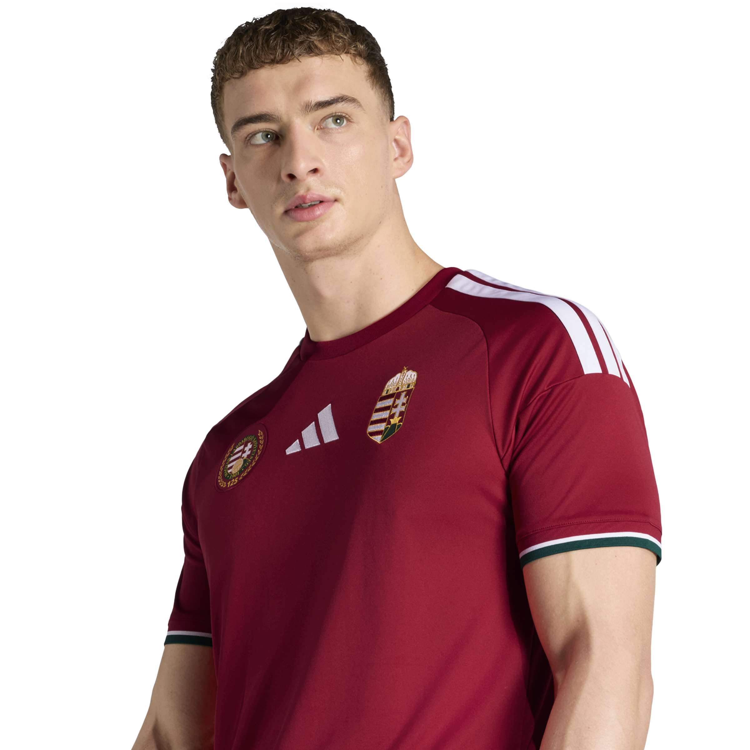 Maillot Domicile Réplique Homme Hongrie Équipe Nationale FIFA Adidas Rouge 2026