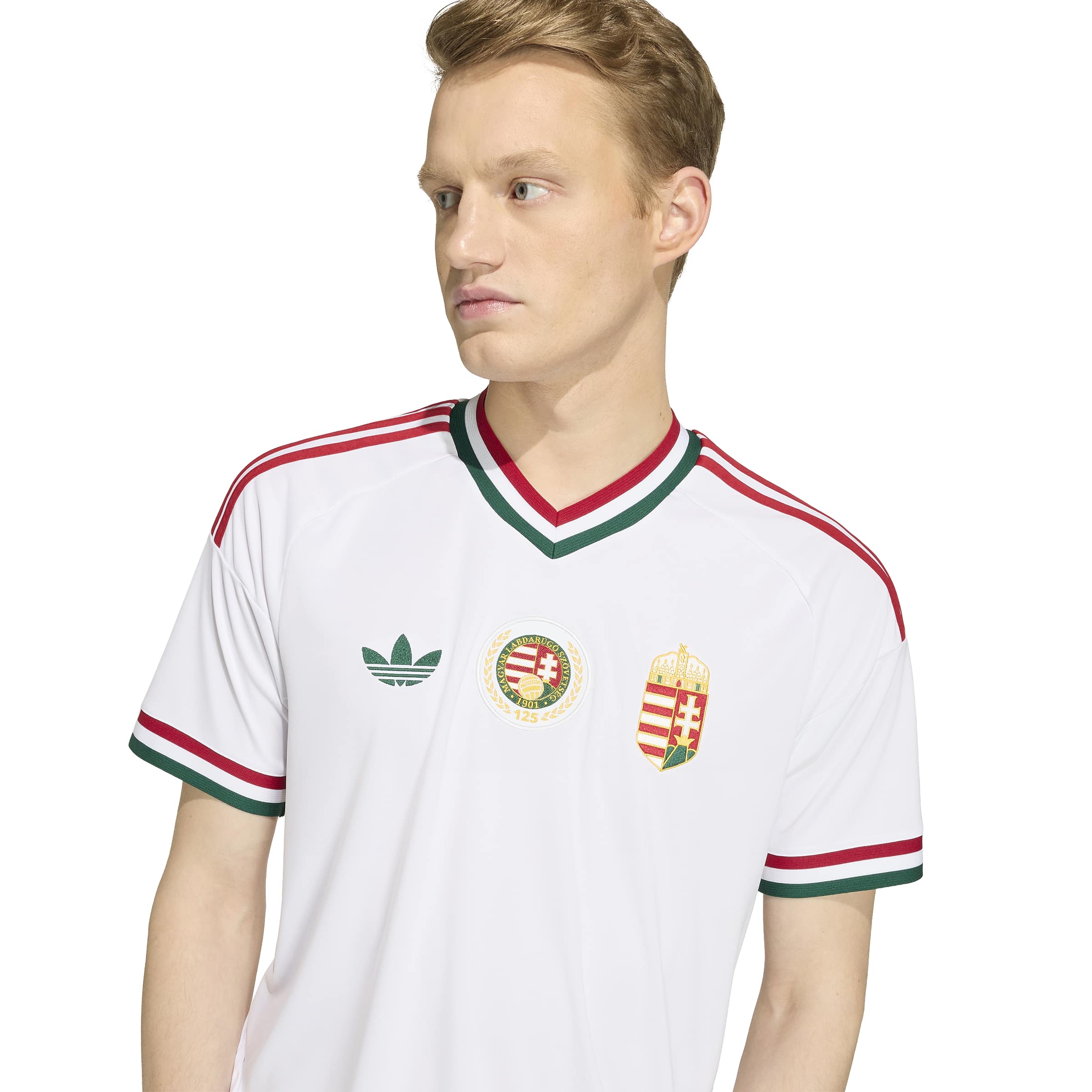 Hungary National Team FIFA Adidas Men's White 2026 Replica Away Jersey