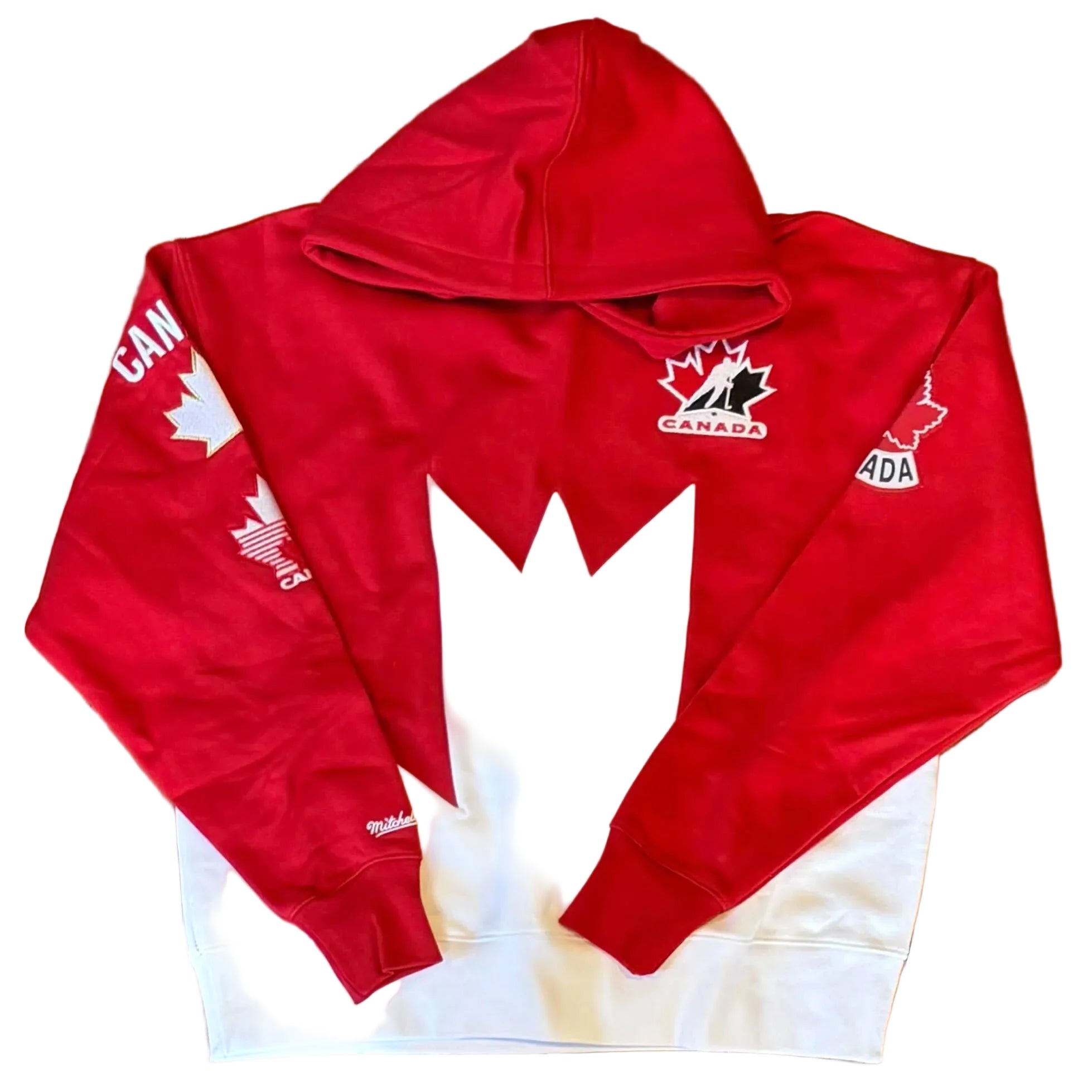 Hockey Canada IIHF Mitchell & Ness Men's Red Our Home Pullover Hoodie