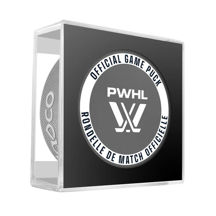 Montreal Victoire PWHL Inglasco 2025-2026 Officially Licensed Game Hockey Puck