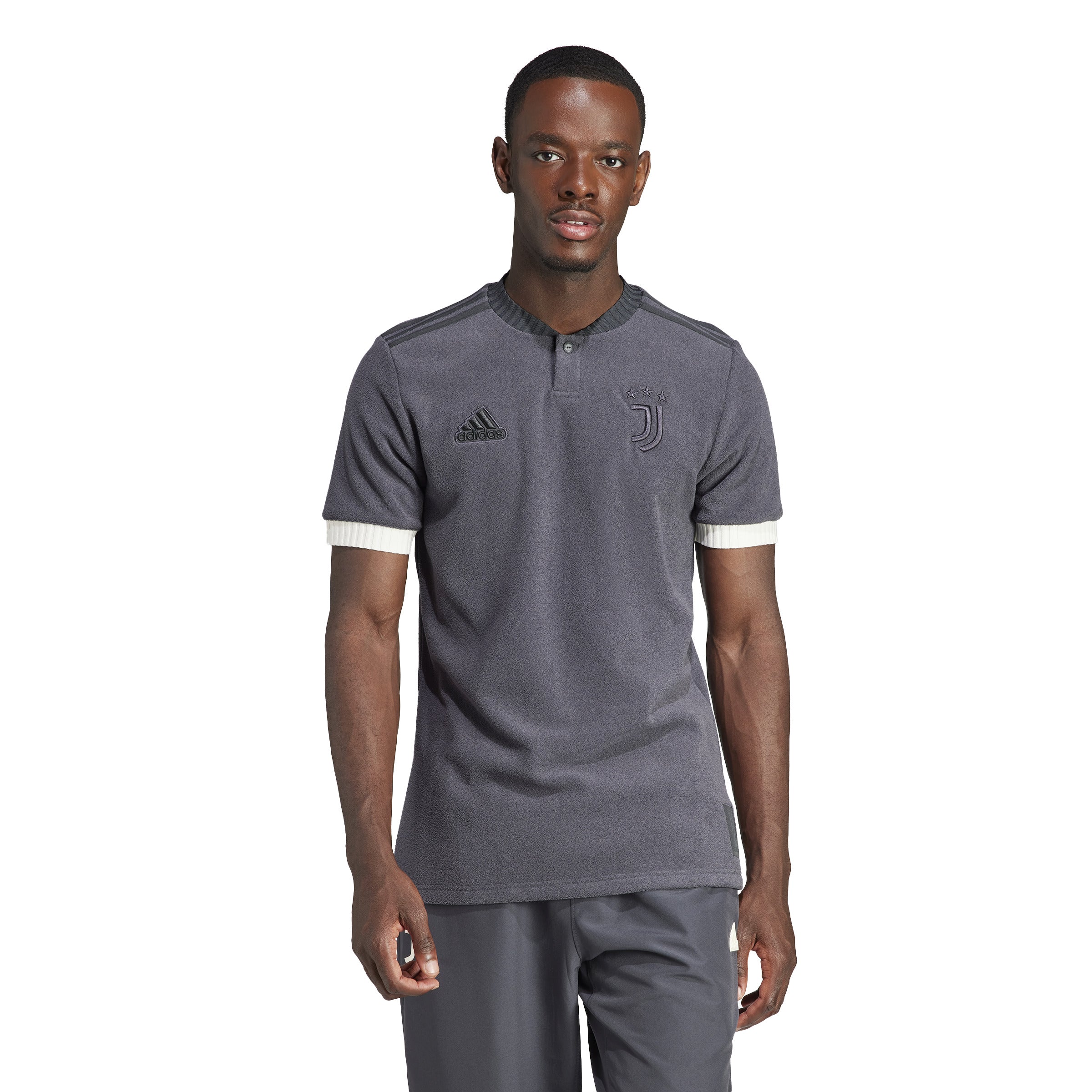 Juventus FC Serie A Adidas Men's Grey 2023-24 Third Lifestyle Jersey