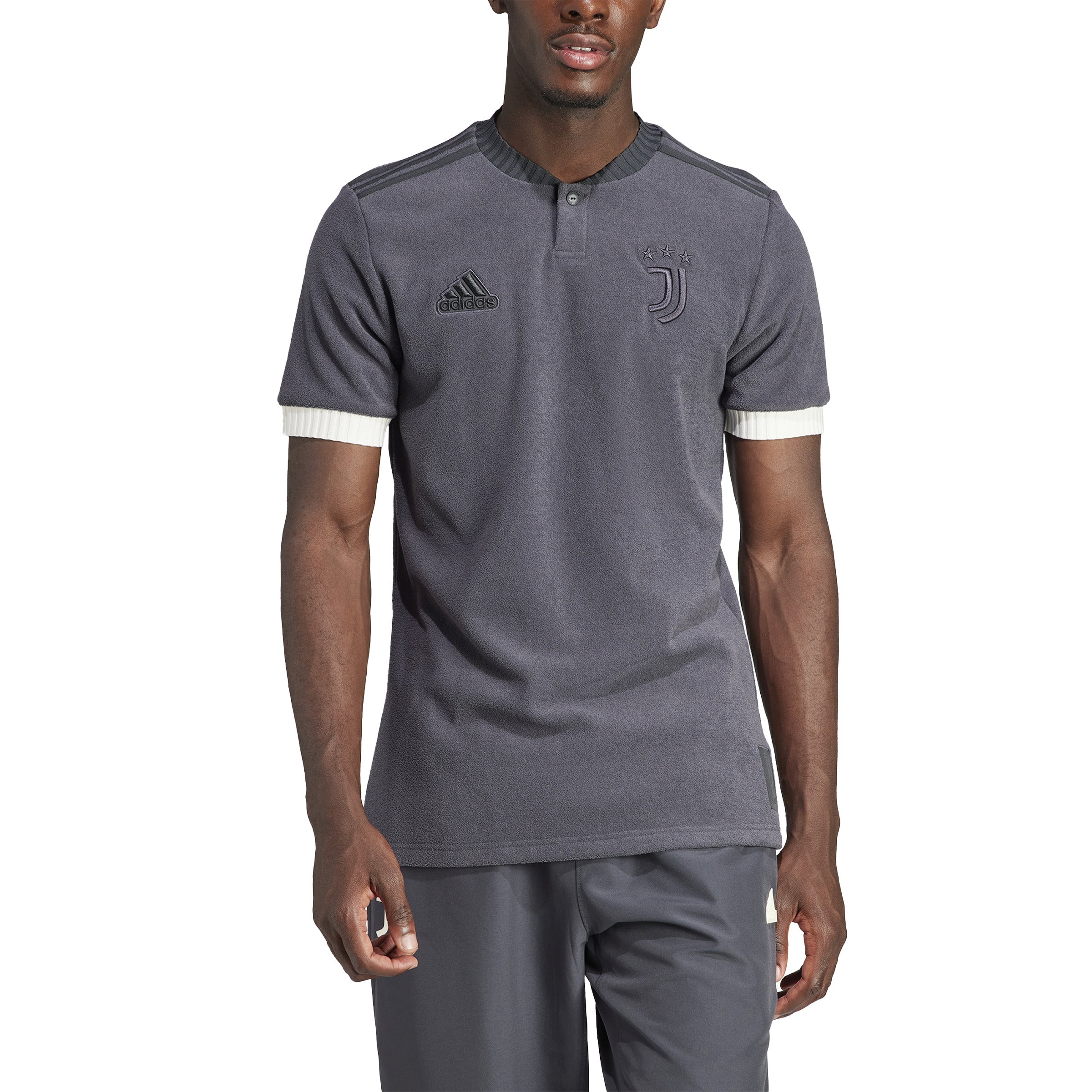 Juventus FC Serie A Adidas Men's Grey 2023-24 Third Lifestyle Jersey