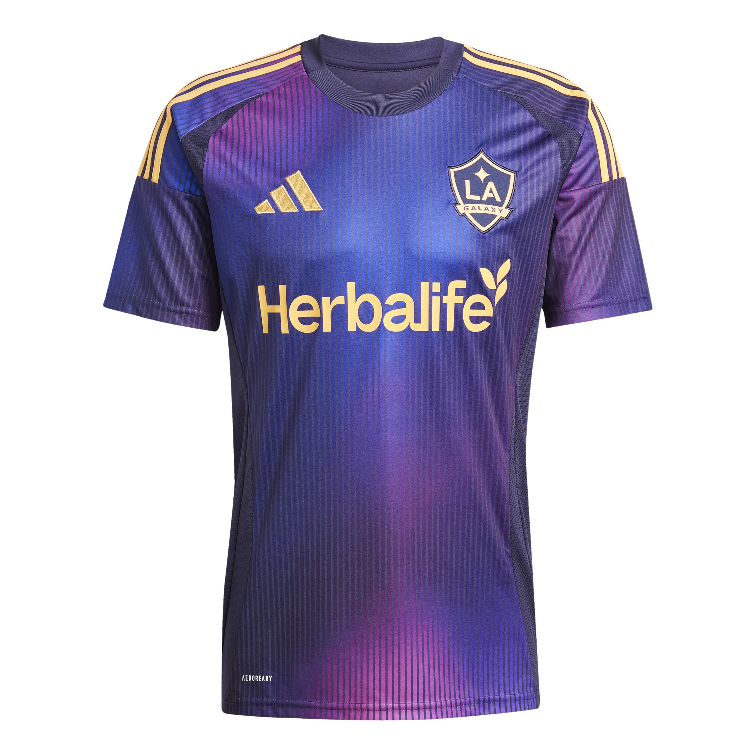 LA Galaxy MLS Adidas Men's Purple 2025/26 Away Replica Jersey