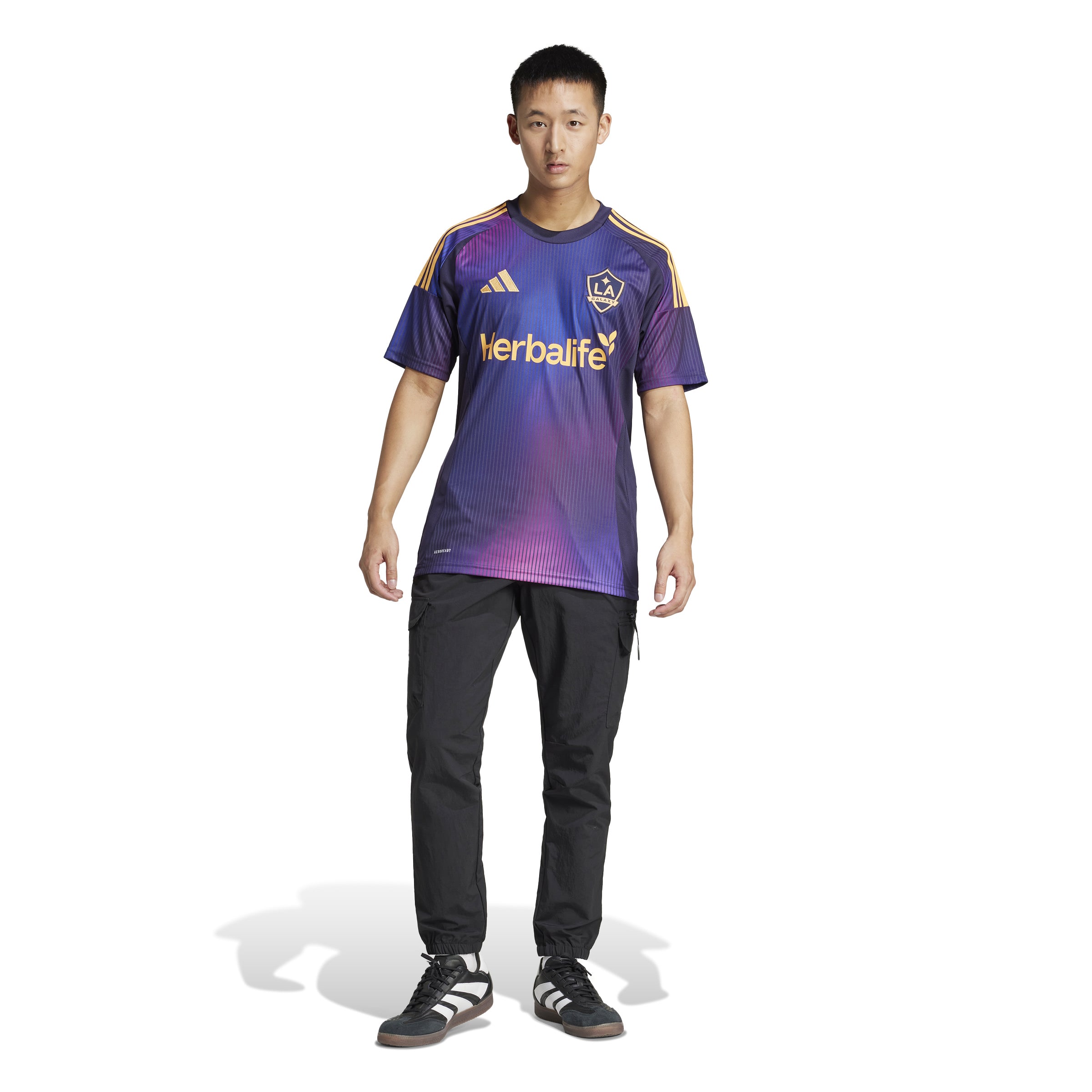 LA Galaxy MLS Adidas Men's Purple 2025/26 Away Replica Jersey