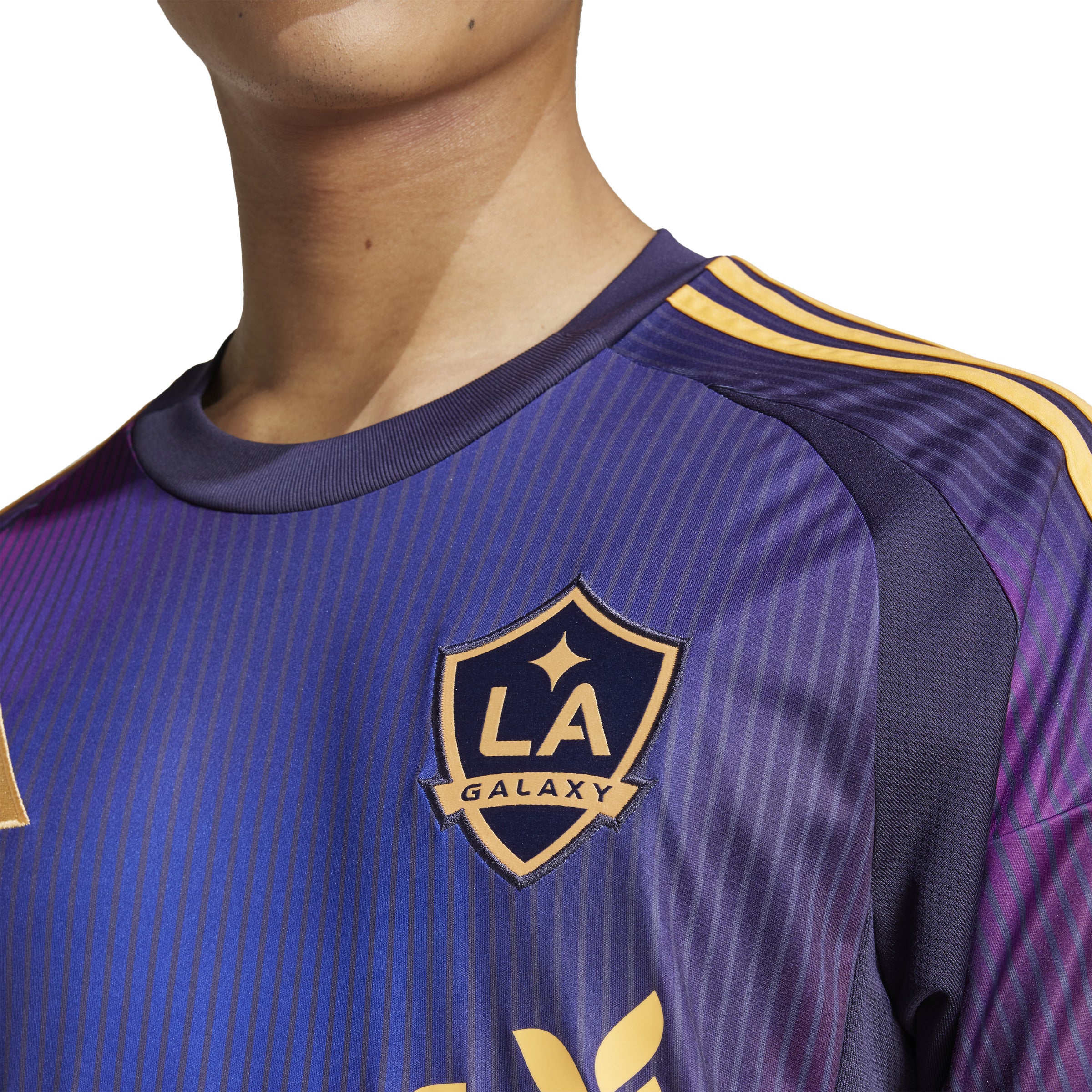 LA Galaxy MLS Adidas Men's Purple 2025/26 Away Replica Jersey