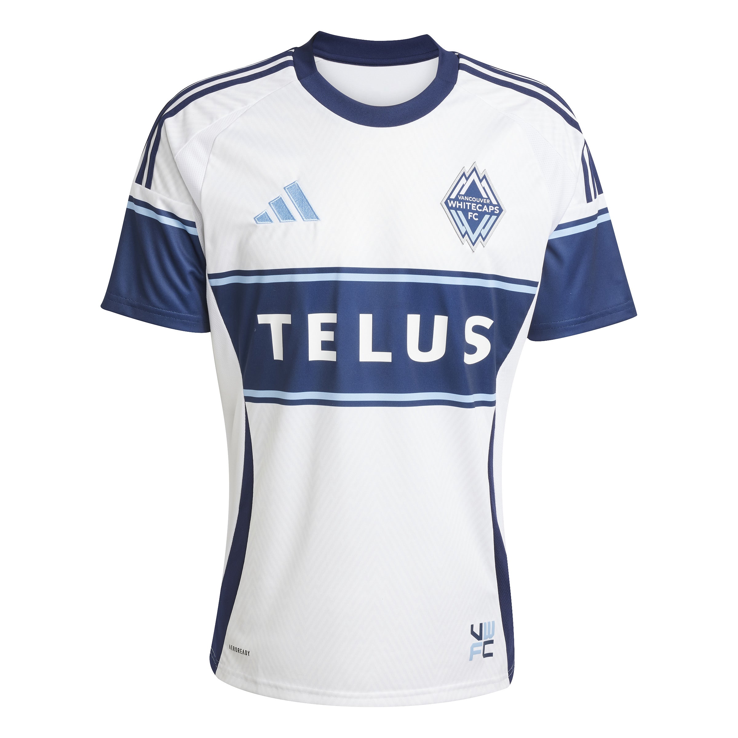 Maillot réplique à domicile MLS Adidas Vancouver Whitecaps FC pour homme, blanc 2025/2026