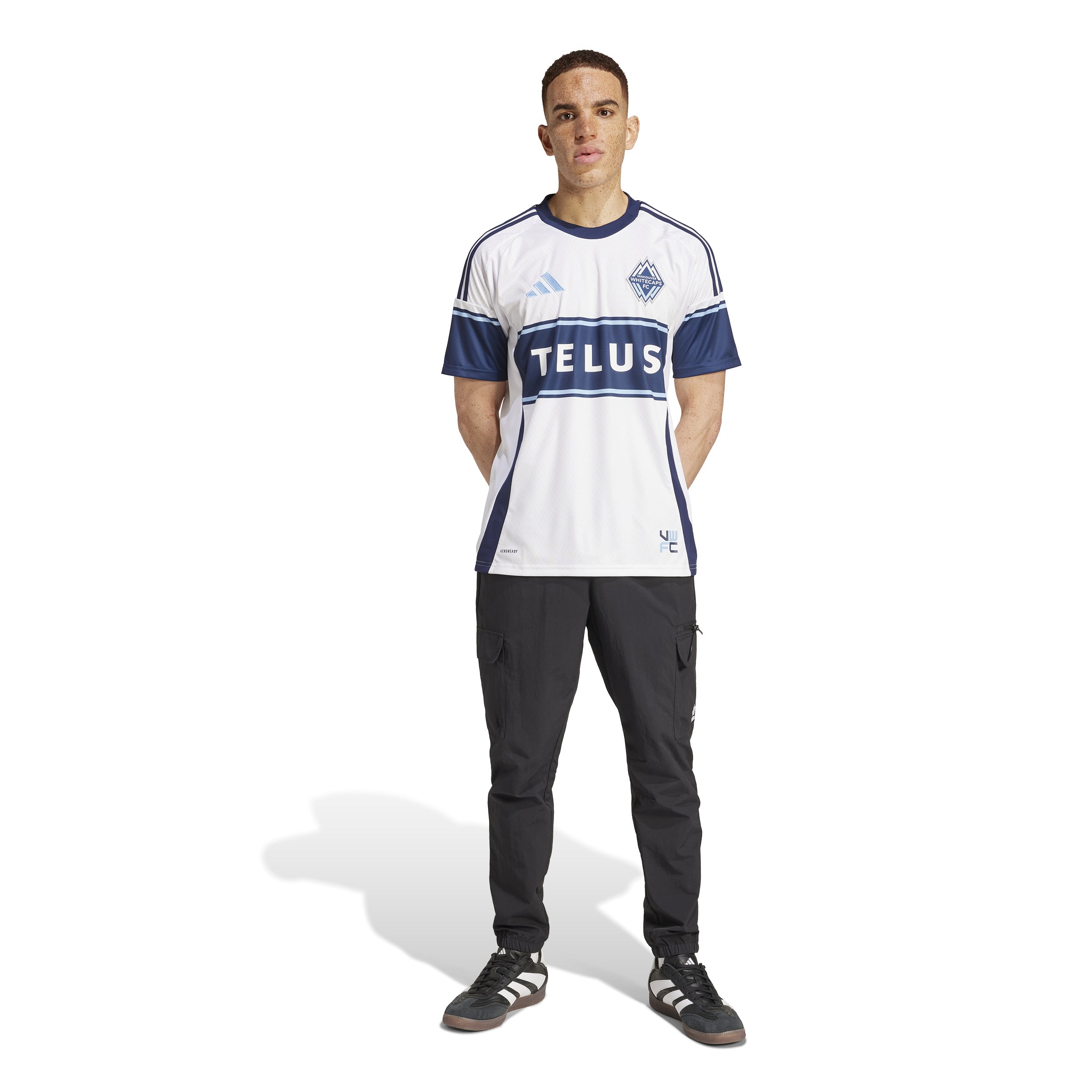 Maillot réplique à domicile MLS Adidas Vancouver Whitecaps FC pour homme, blanc 2025/2026