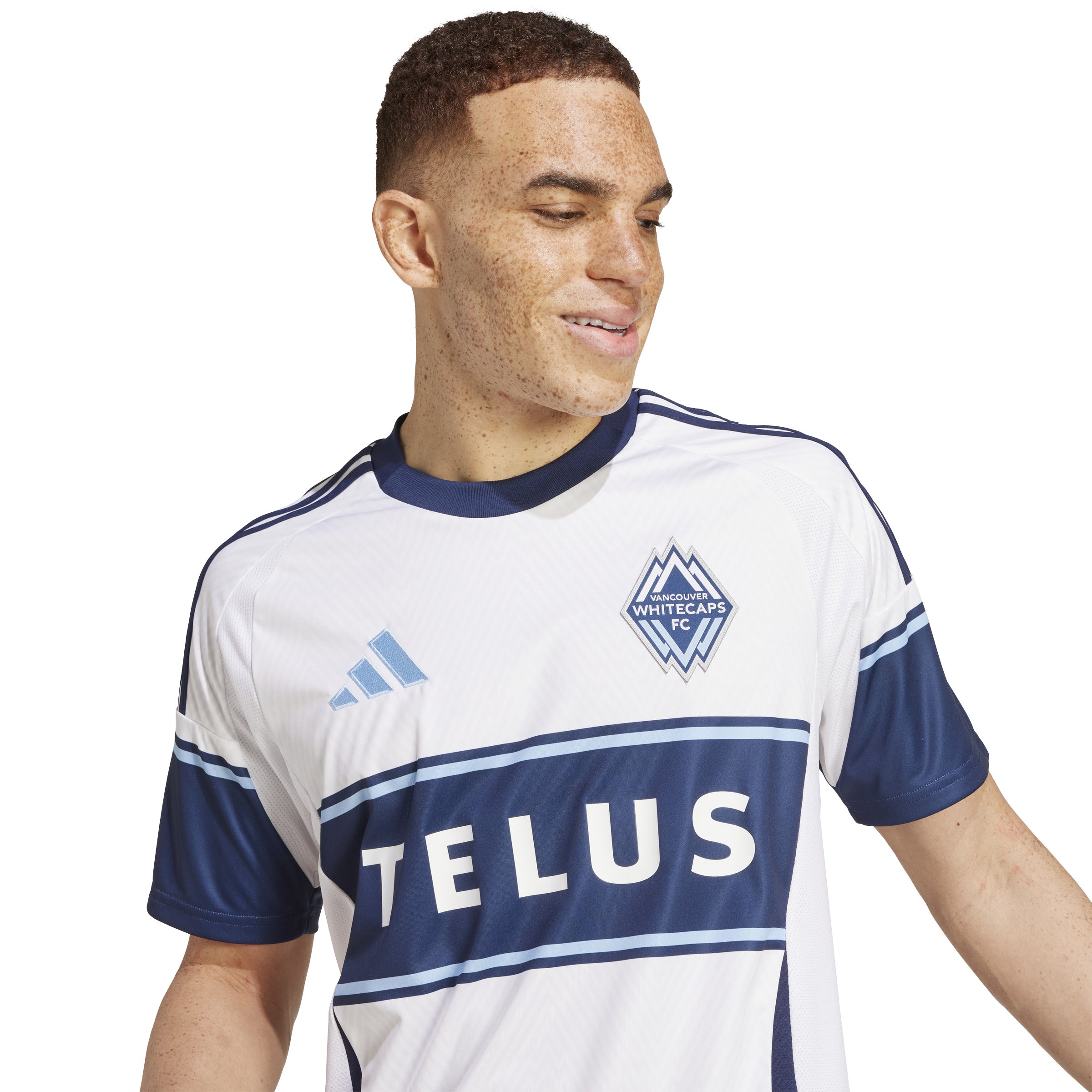 Maillot réplique à domicile MLS Adidas Vancouver Whitecaps FC pour homme, blanc 2025/2026