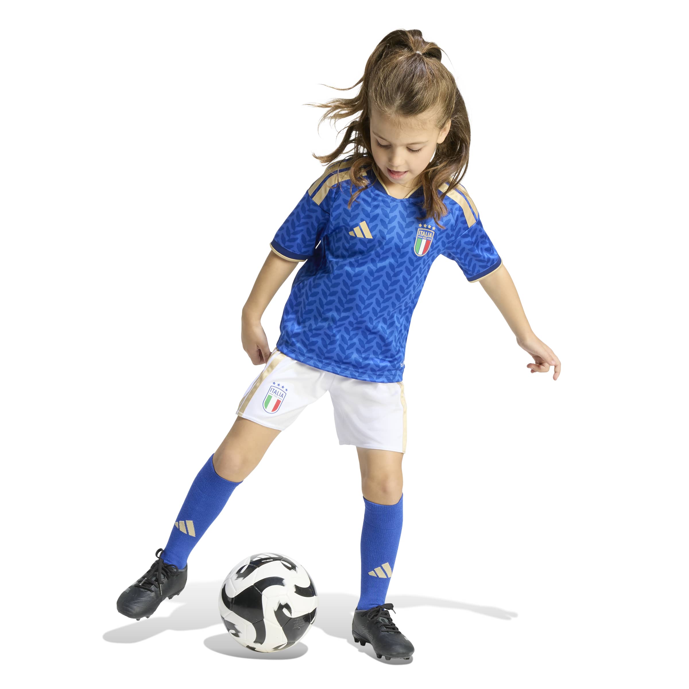Italy National Team FIFA Adidas Toddler Blue 2025/26 Replica Home Jersey