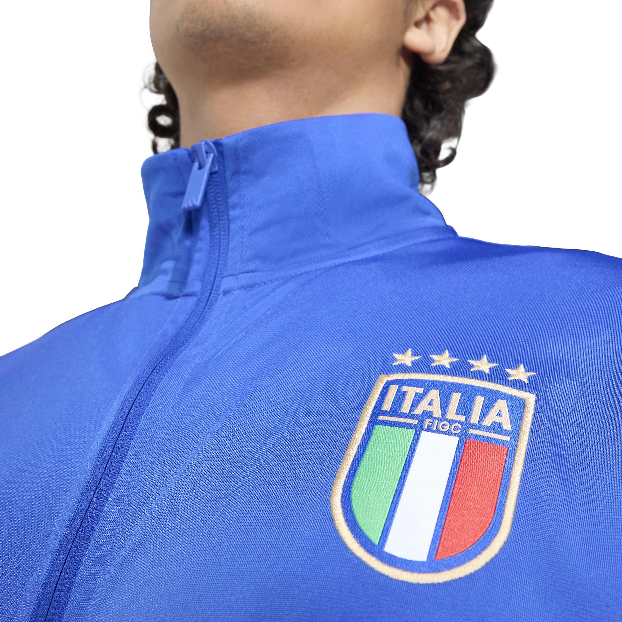 Italy National Team FIFA Adidas Men's Blue DNA Track Top Jacket