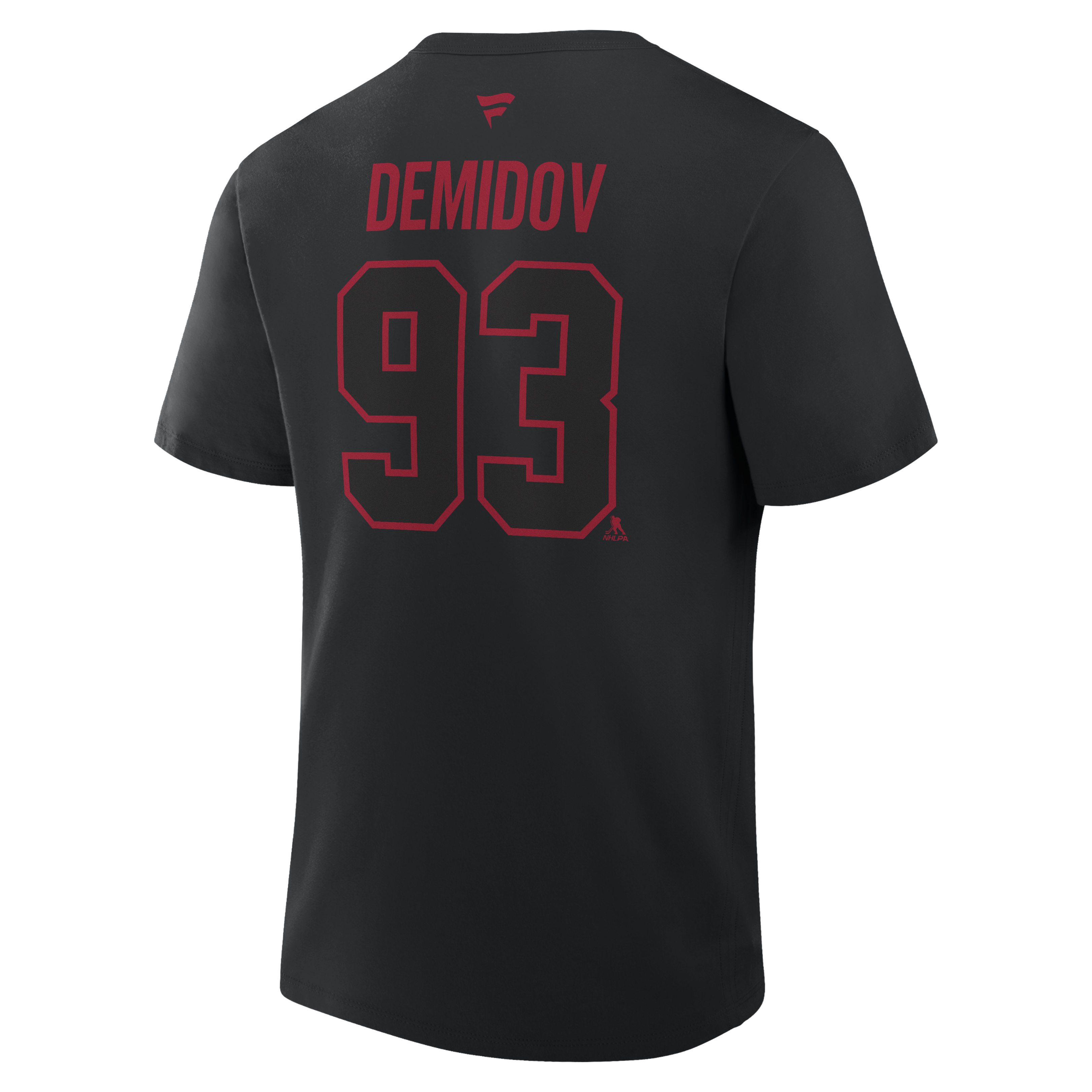 T-shirt noir authentique Ivan Demidov des Canadiens de Montréal (NHL) de marque Fanatics pour hommes