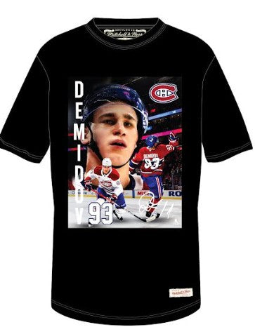 Ivan Demidov Montreal Canadiens NHL Mitchell & Ness Men's Black Bootleg T-Shirt