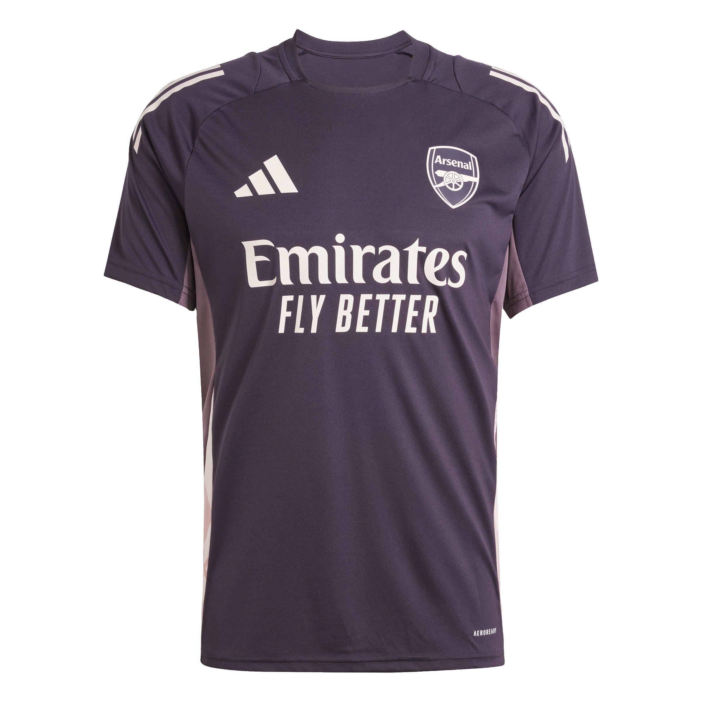 Maillot d'entraînement Arsenal FC EPL Adidas pour homme violet 2025