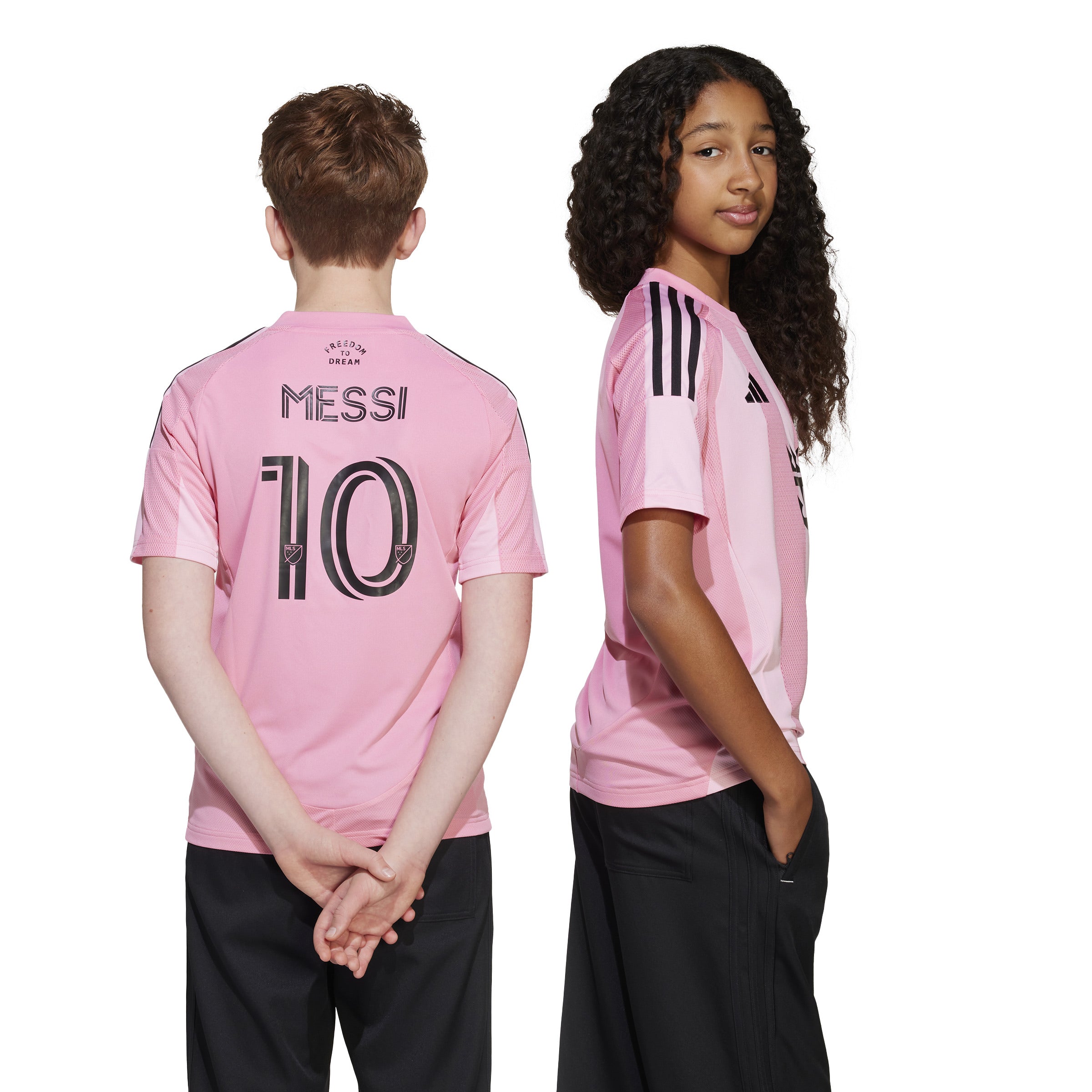 Lionel Messi Inter Miami FC MLS Adidas Youth Pink 2025 Replica Jersey