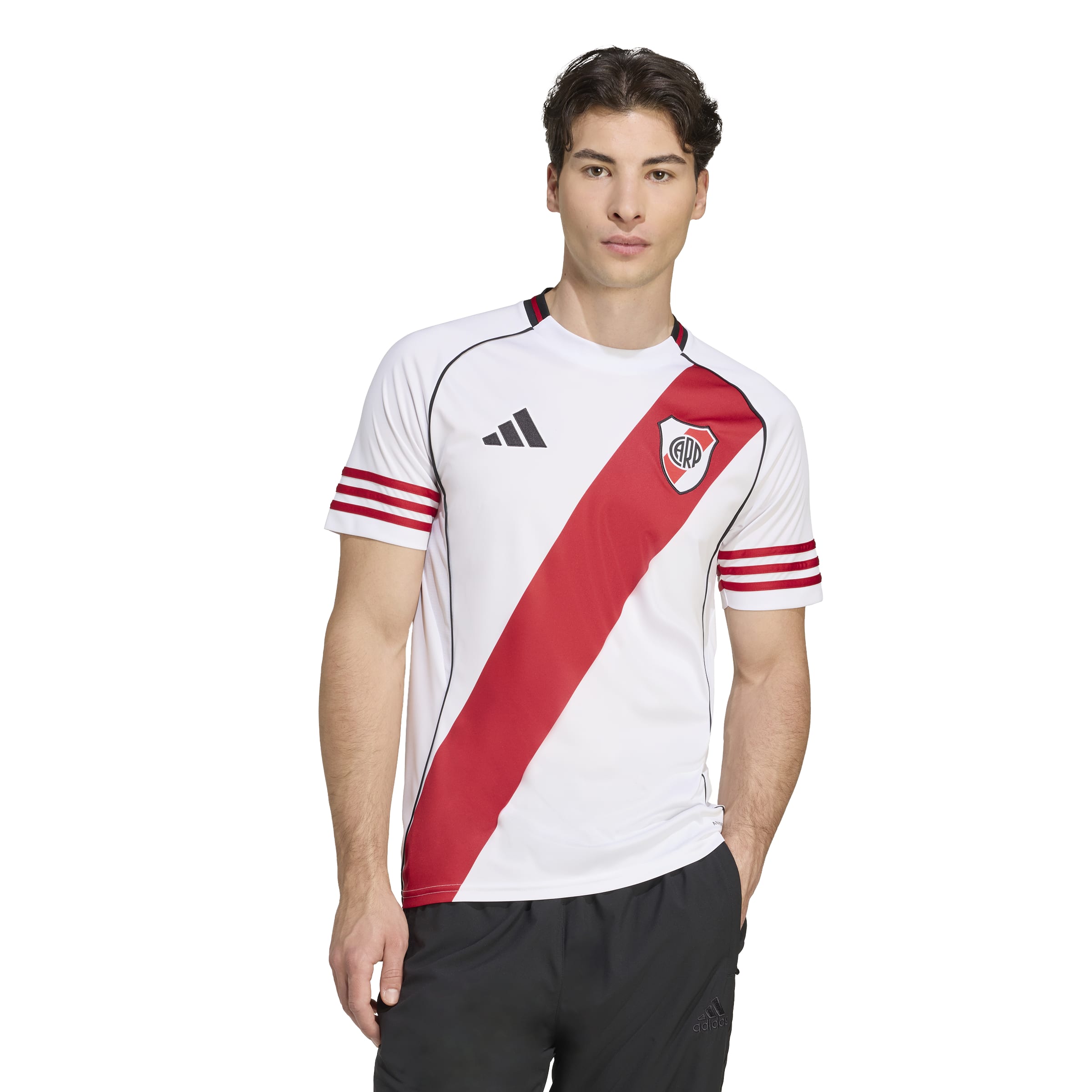 Club Atlético River Plate LPF Adidas Men's White 2025/26 Home Replica Jersey