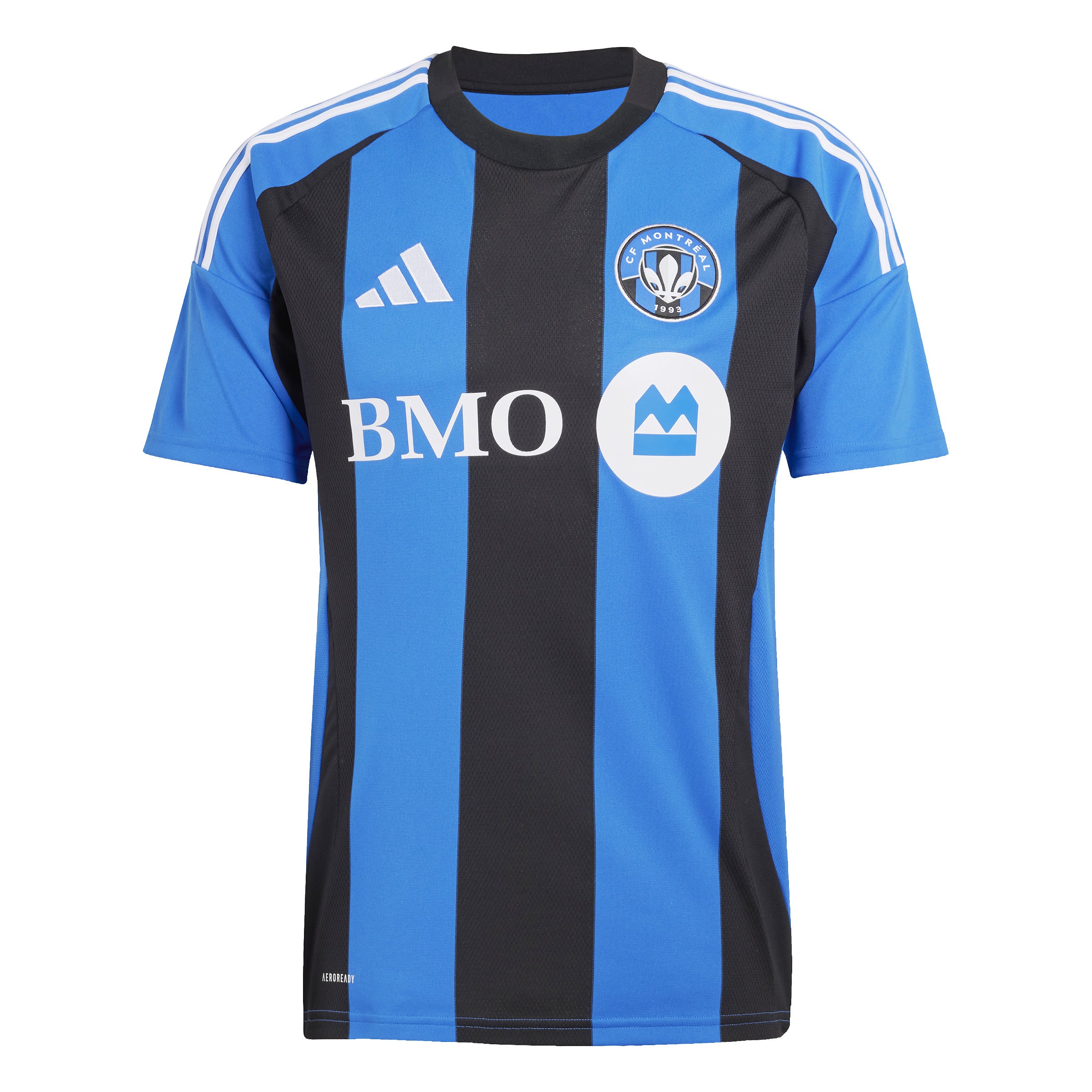 Maillot réplique à domicile 2025 CF Montréal MLS Adidas bleu noir pour homme