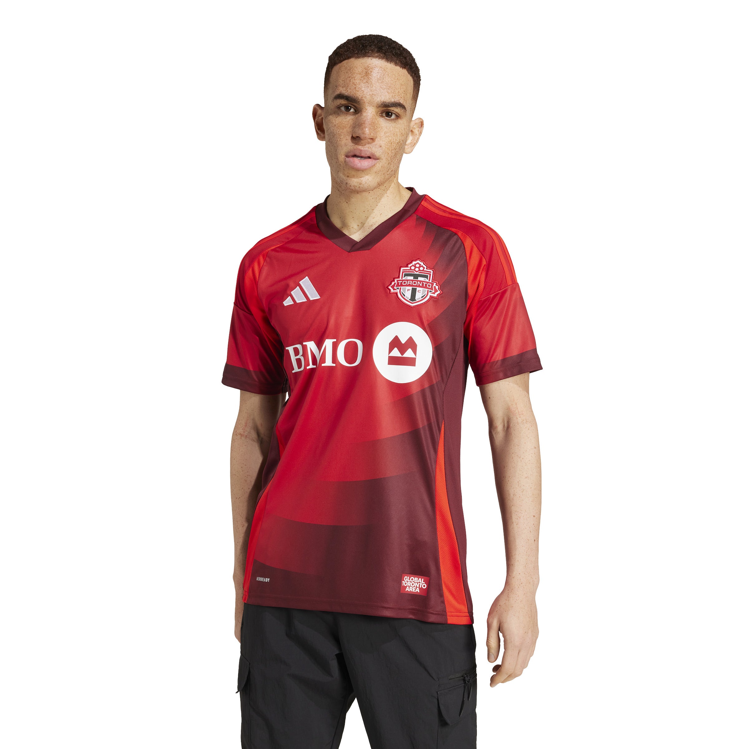 Maillot réplique domicile MLS Adidas Toronto FC rouge 2025/2026 pour homme