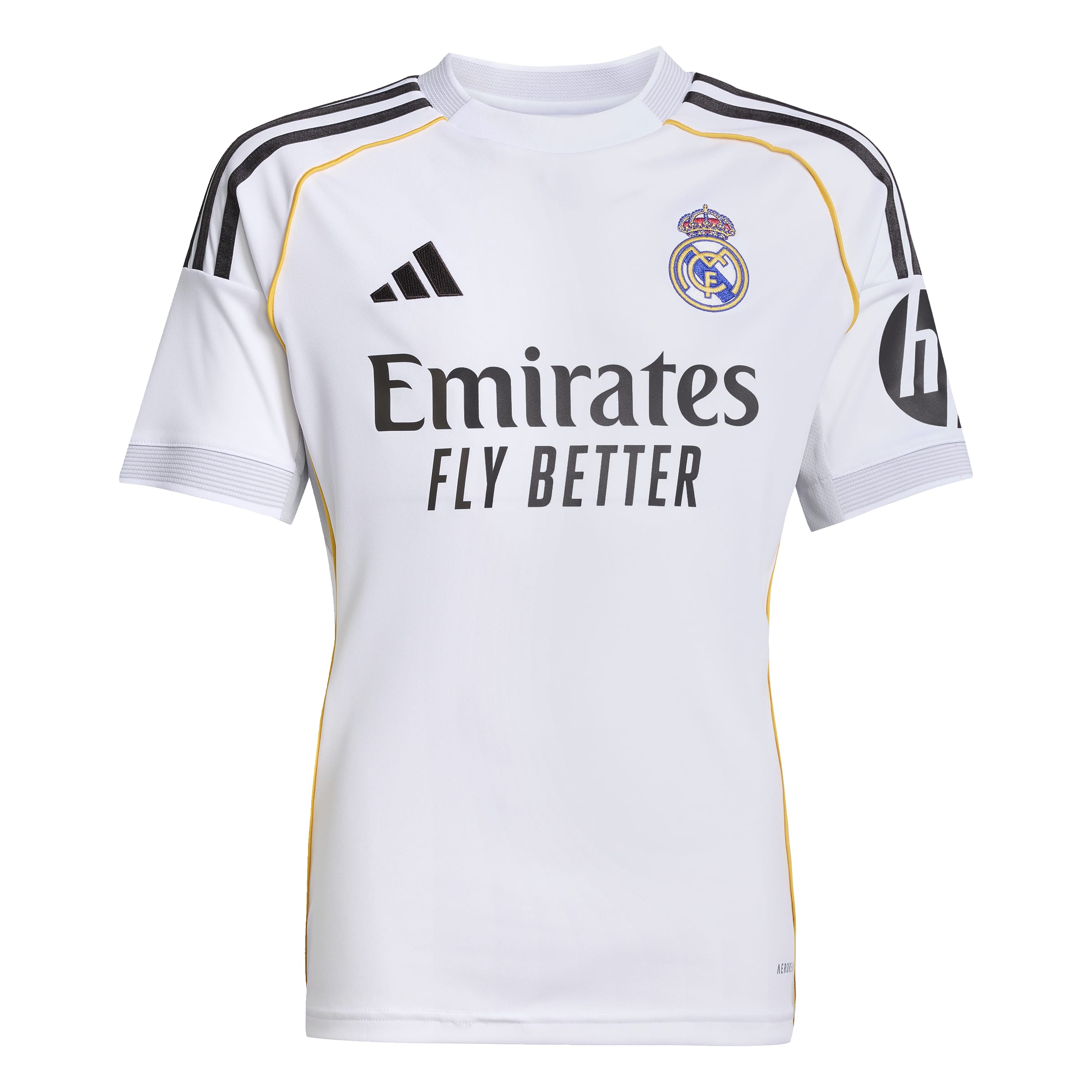 Maillot Real Madrid La Liga Adidas Jeunesse Blanc 2025/26 Réplique Domicile