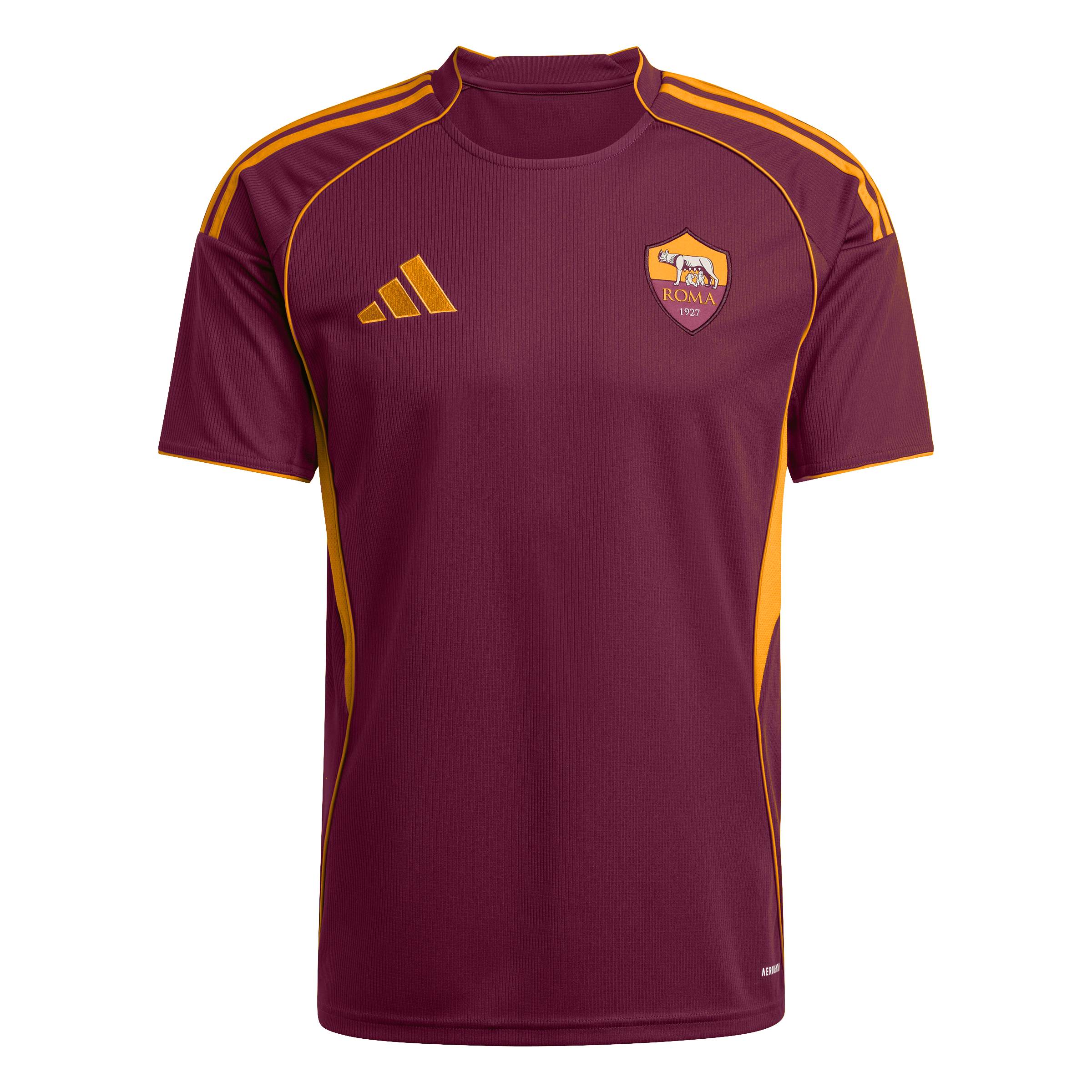 Maillot domicile Adidas AS Roma Serie A Bordeaux 2025/26 pour homme