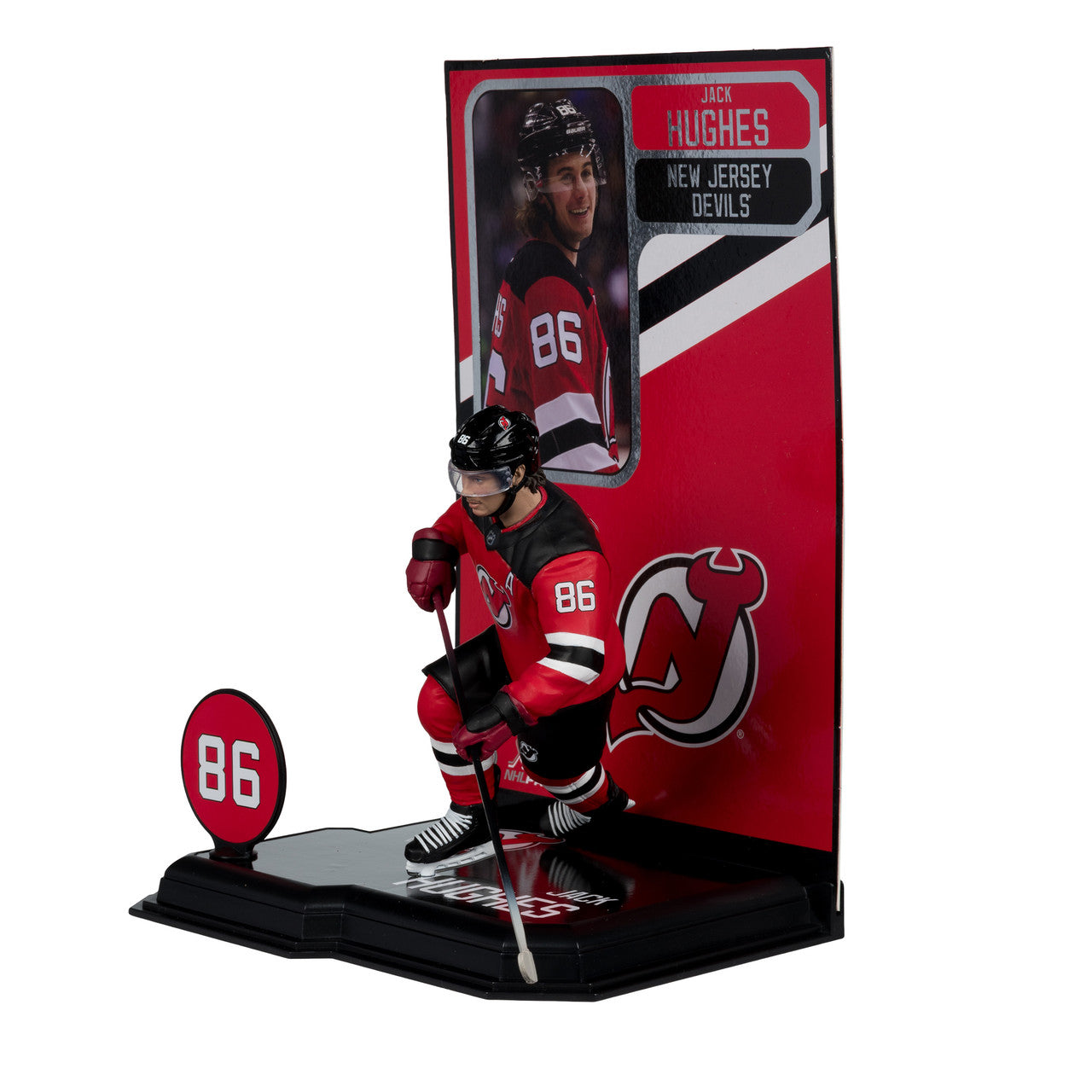 Jack Hughes New Jersey Devils NHL McFarlane Toys Home Uniform Legacy Series 7" Action Figure