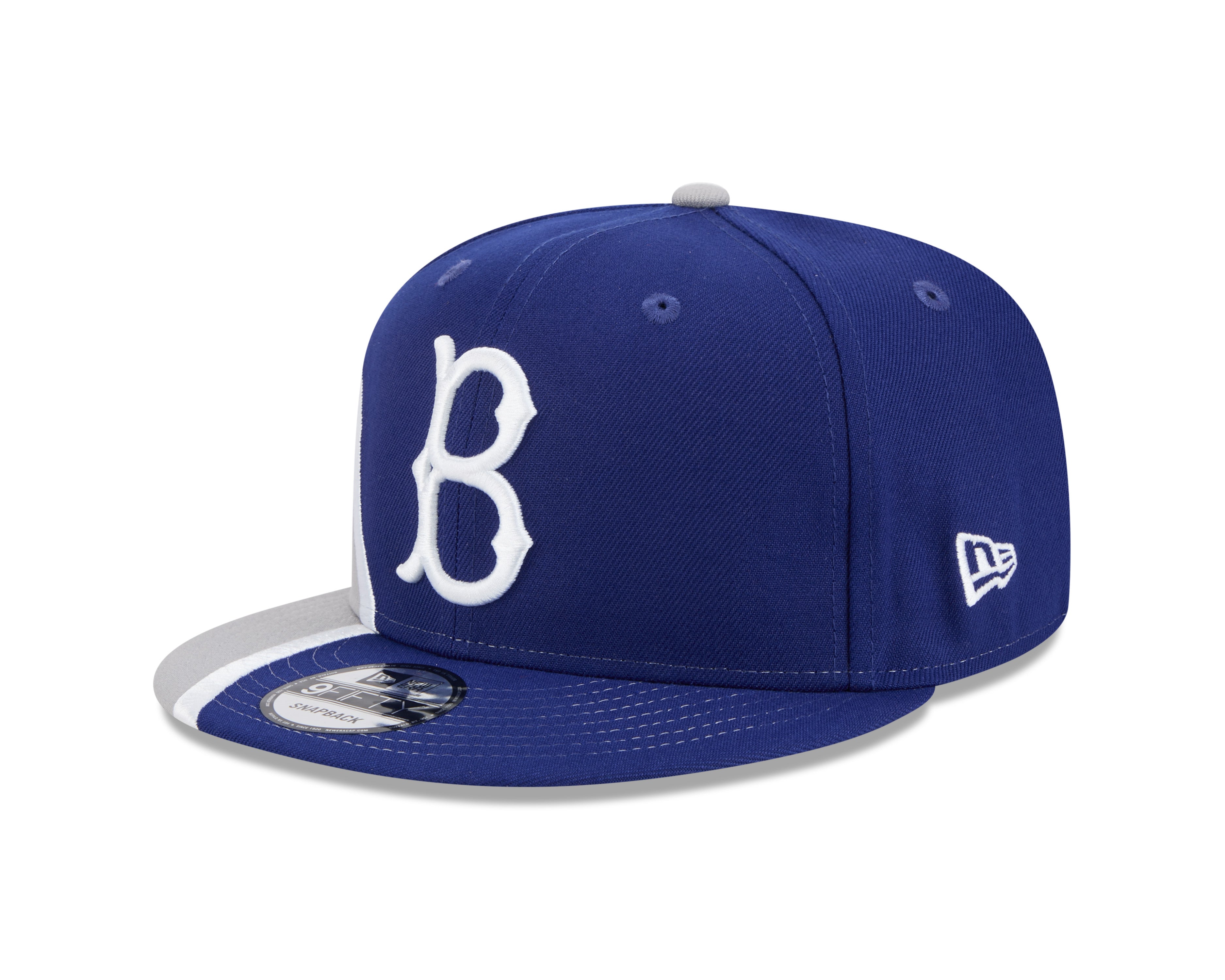 Jackie Robinson Brooklyn Dodgers MLB New Era Men's Navy/Grey 9Fifty Name & Number Snapback