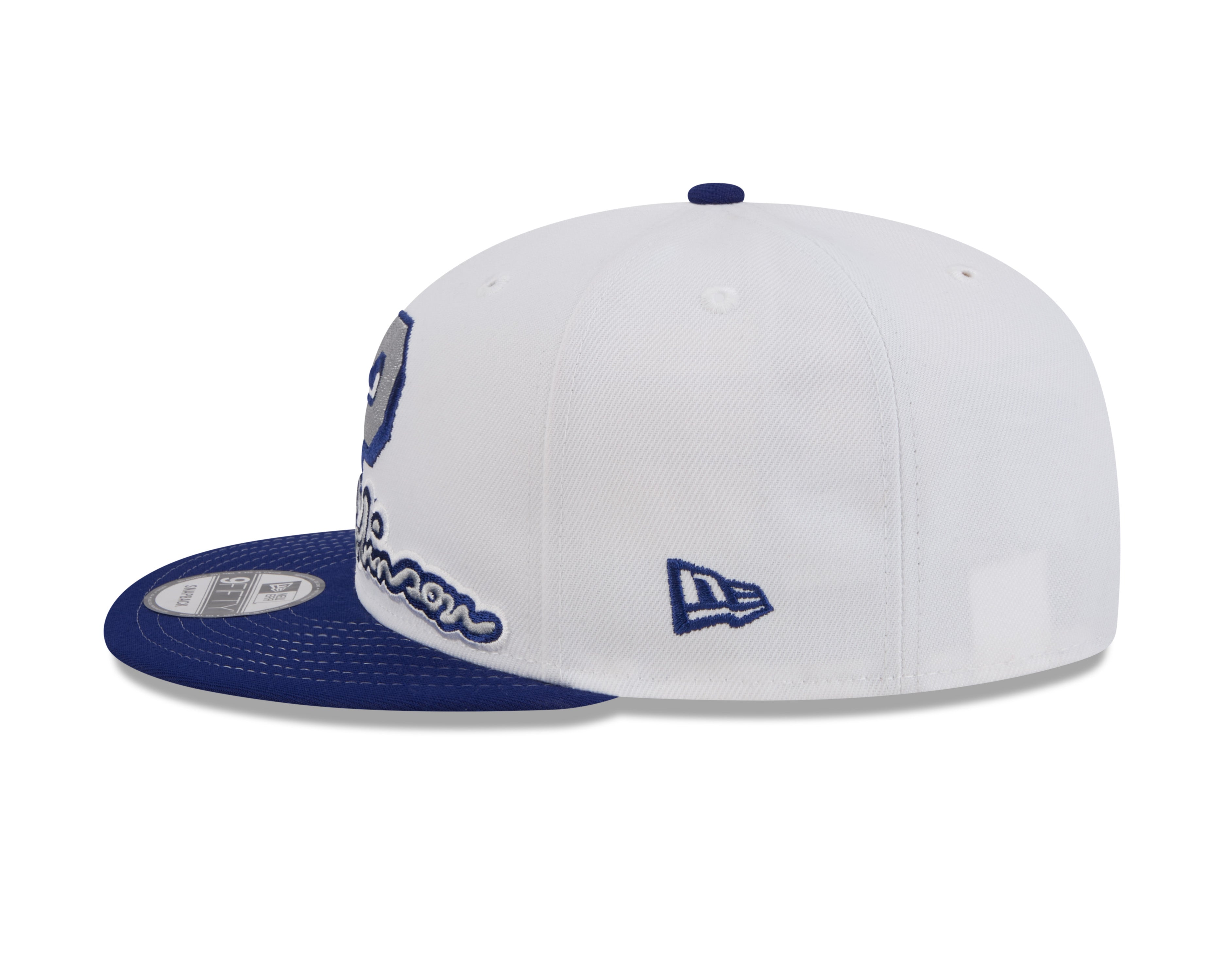 Jackie Robinson Brooklyn Dodgers MLB New Era Men's White/Navy 9Fifty Signature Snapback