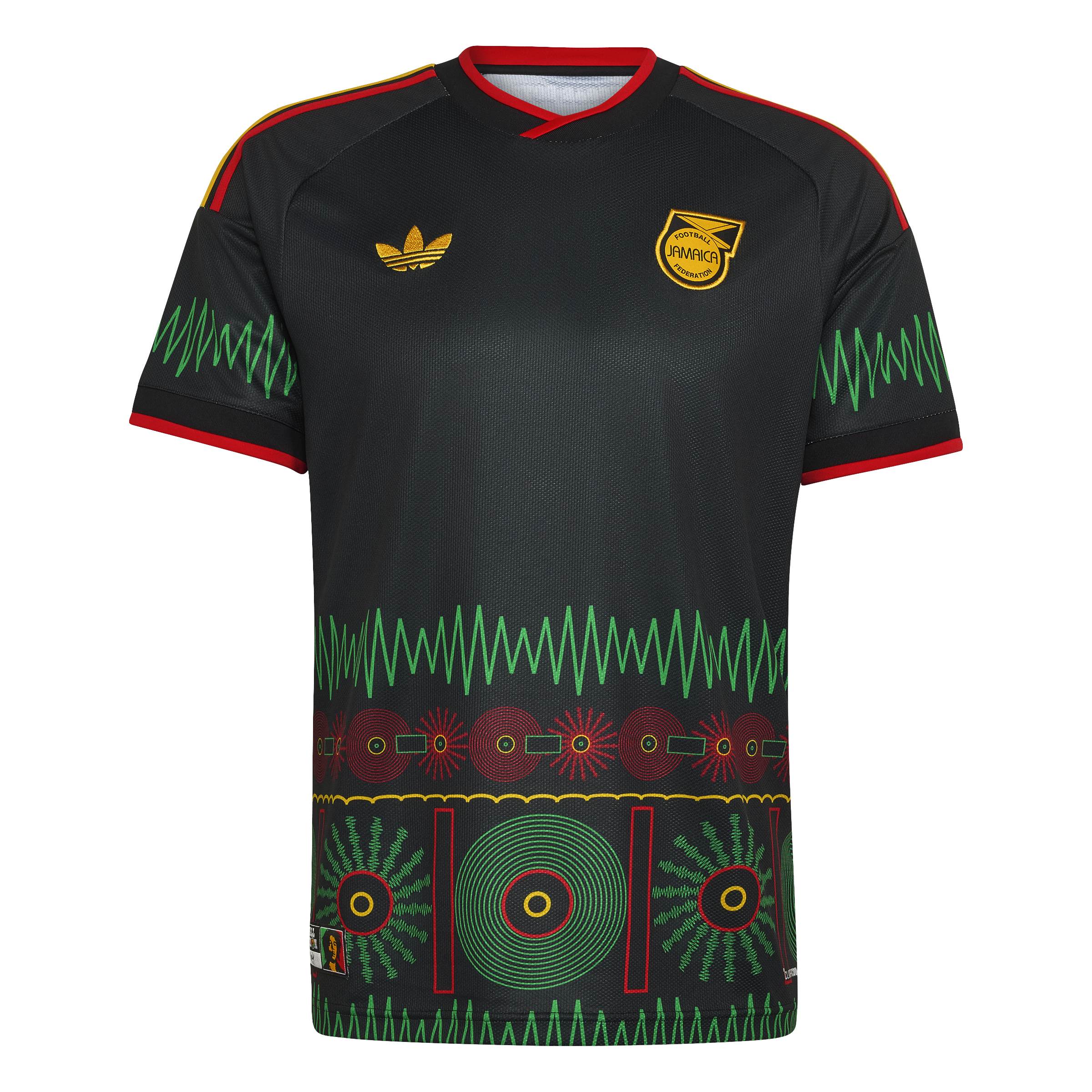 Maillot Extérieur Réplique Homme Adidas FIFA Équipe Nationale Jamaïque Noir 2026