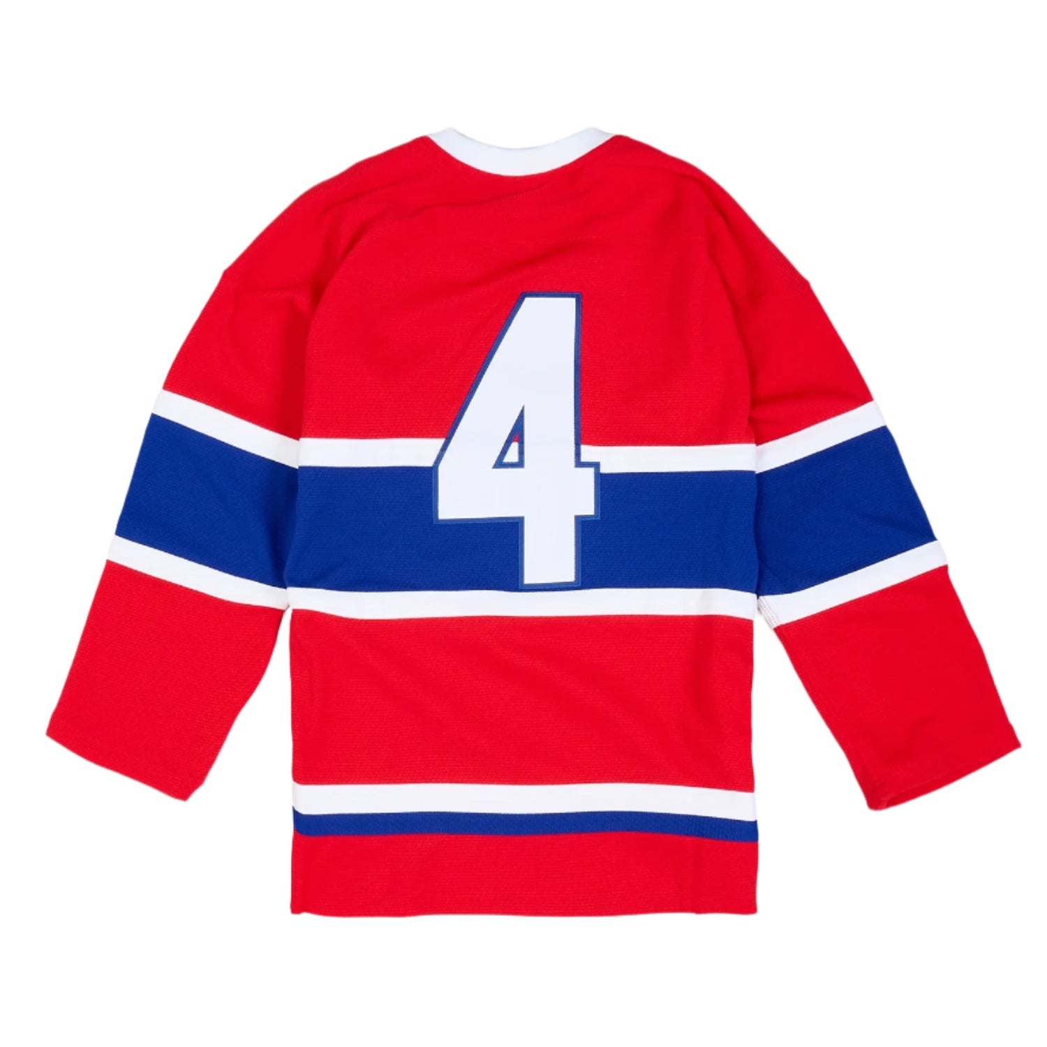 Jean Beliveau Montreal Canadiens NHL Mitchell & Ness Men's Red 1957 Power Play Authentic Jersey