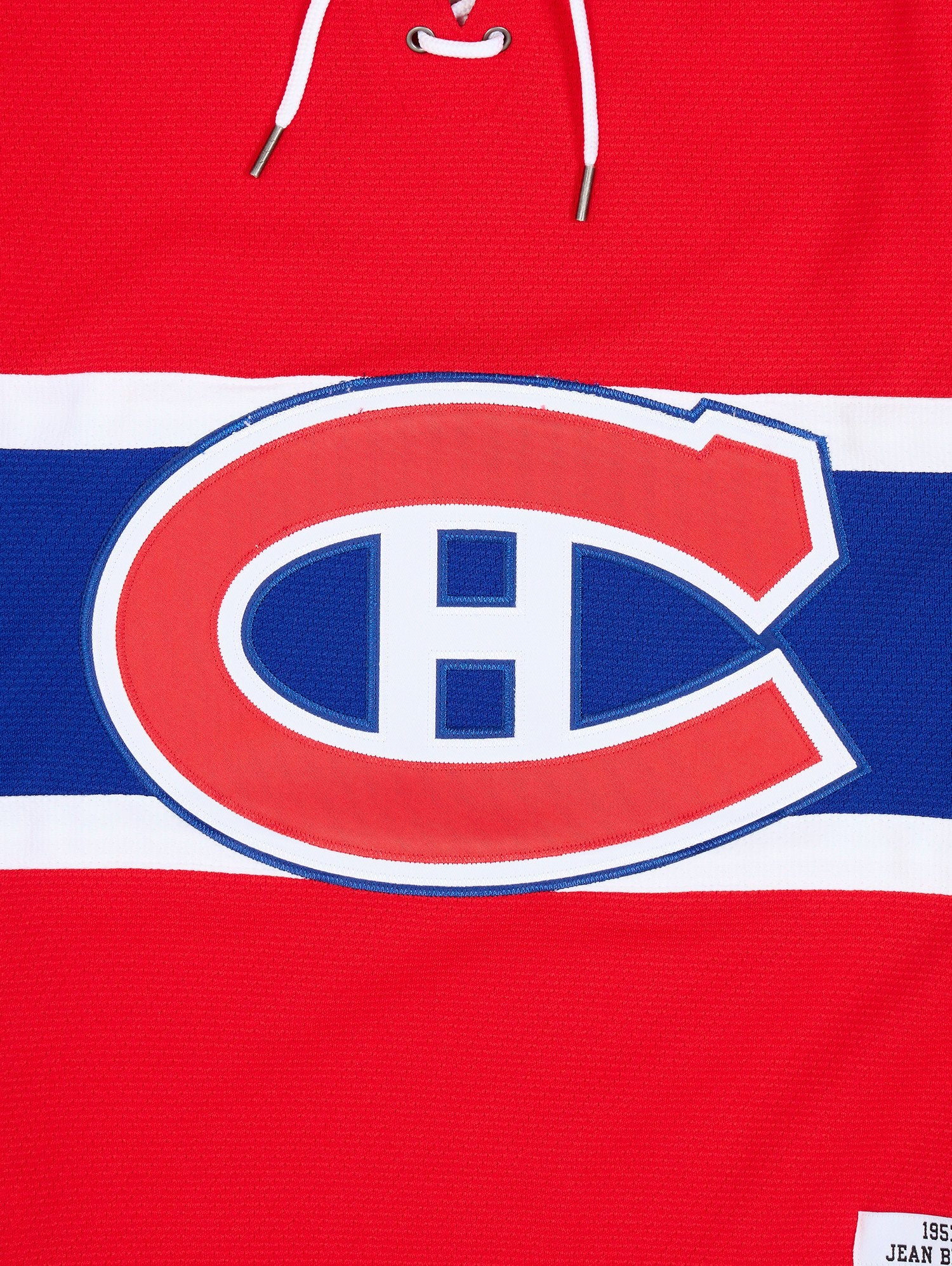 Jean Beliveau Montreal Canadiens NHL Mitchell & Ness Men's Red 1957 Power Play Authentic Jersey