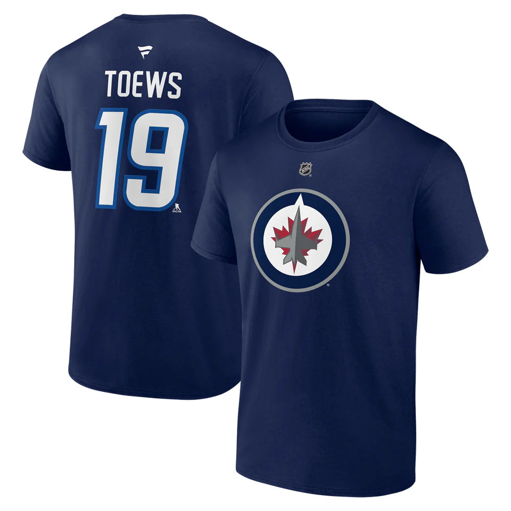 Jonathan Toews Winnipeg Jets NHL Fanatics Branded Men's Navy Authentic T-Shirt