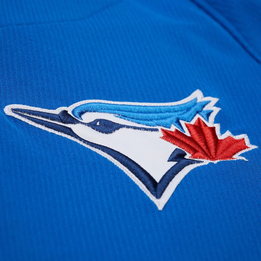 Maillot authentique bleu royal BP de Jose Bautista pour homme des Blue Jays de Toronto MLB Mitchell & Ness