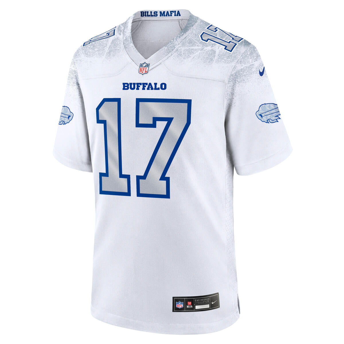 Josh Allen Buffalo Bills NFL Nike Men's White 2025 Rivalries Collection Game Jersey