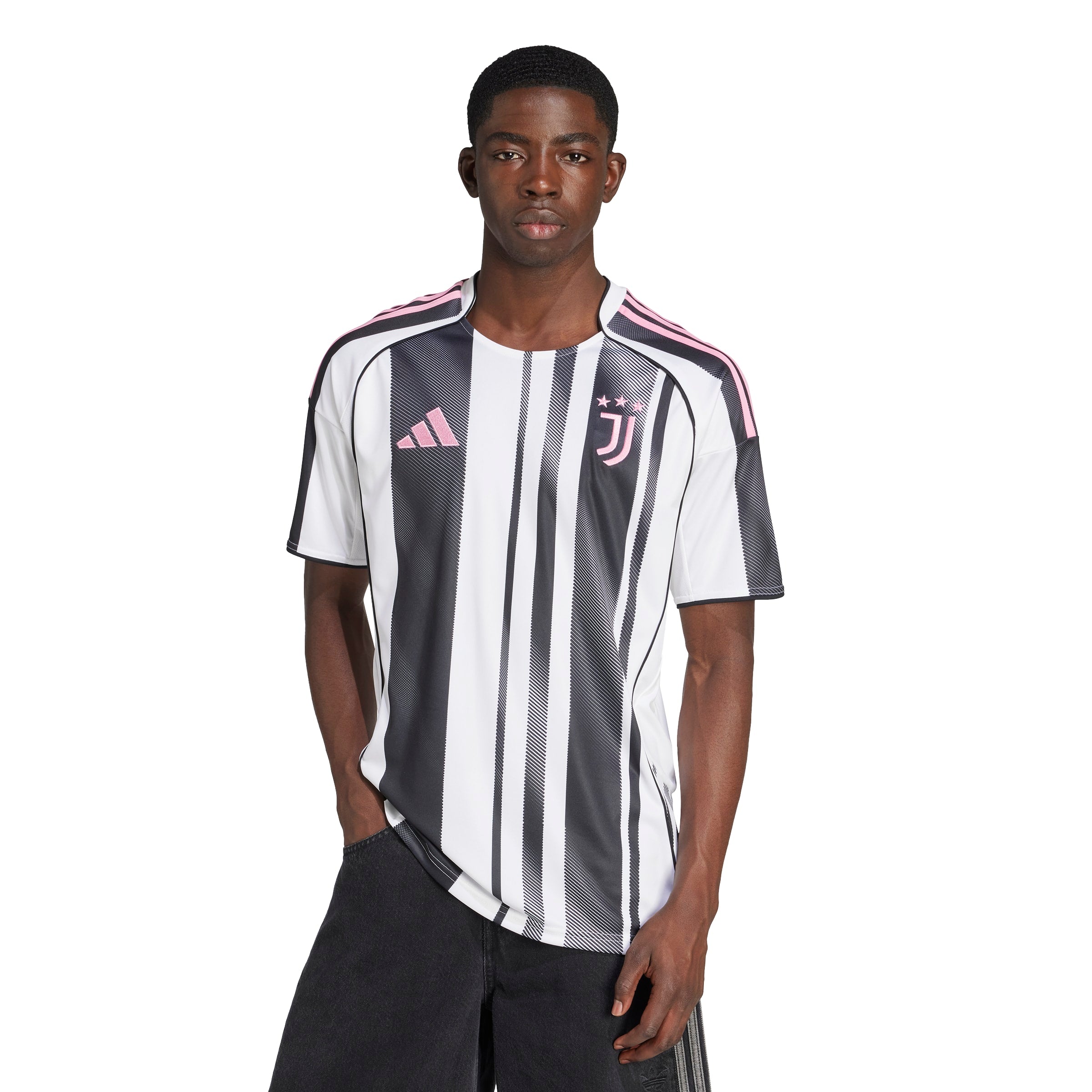 Juventus Serie A Adidas Men's White 2025/26 Home Replica Jersey