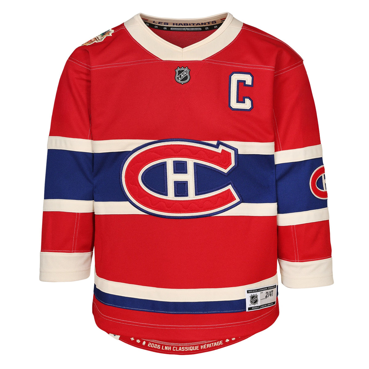 Nick Suzuki Montreal Canadiens NHL Outerstuff Kids Red 2026 Heritage Classic Premier Jersey