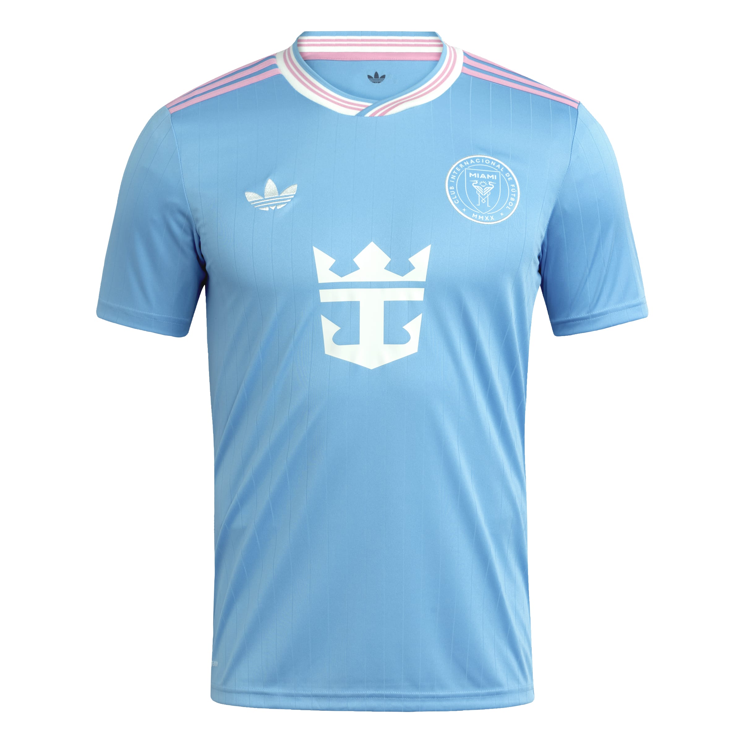 Maillot réplique bleu 2025 de Lionel Messi Inter Miami FC MLS Adidas pour homme