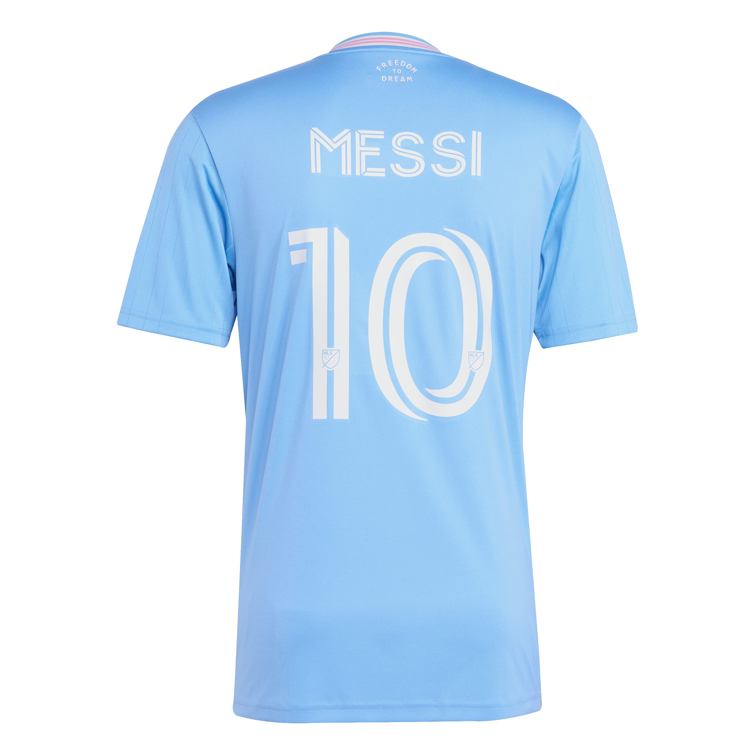 Maillot réplique bleu 2025 de Lionel Messi Inter Miami FC MLS Adidas pour homme