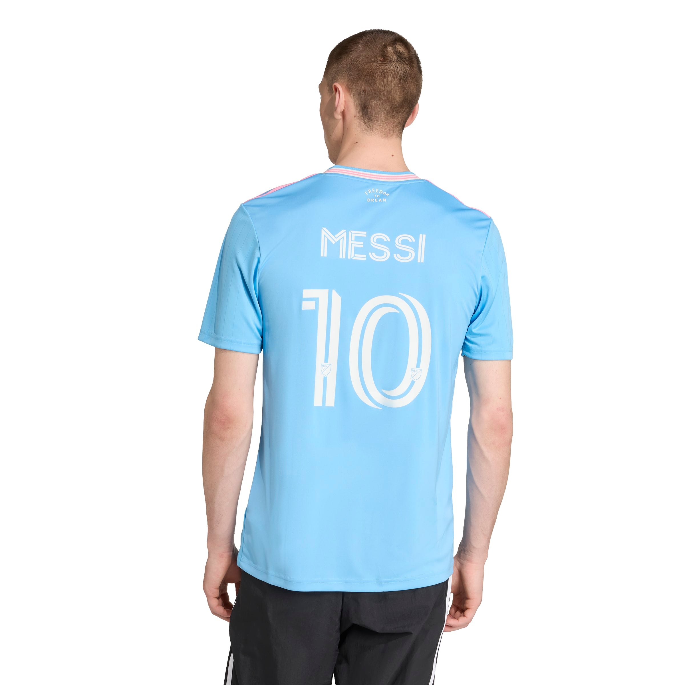 Maillot réplique bleu 2025 de Lionel Messi Inter Miami FC MLS Adidas pour homme
