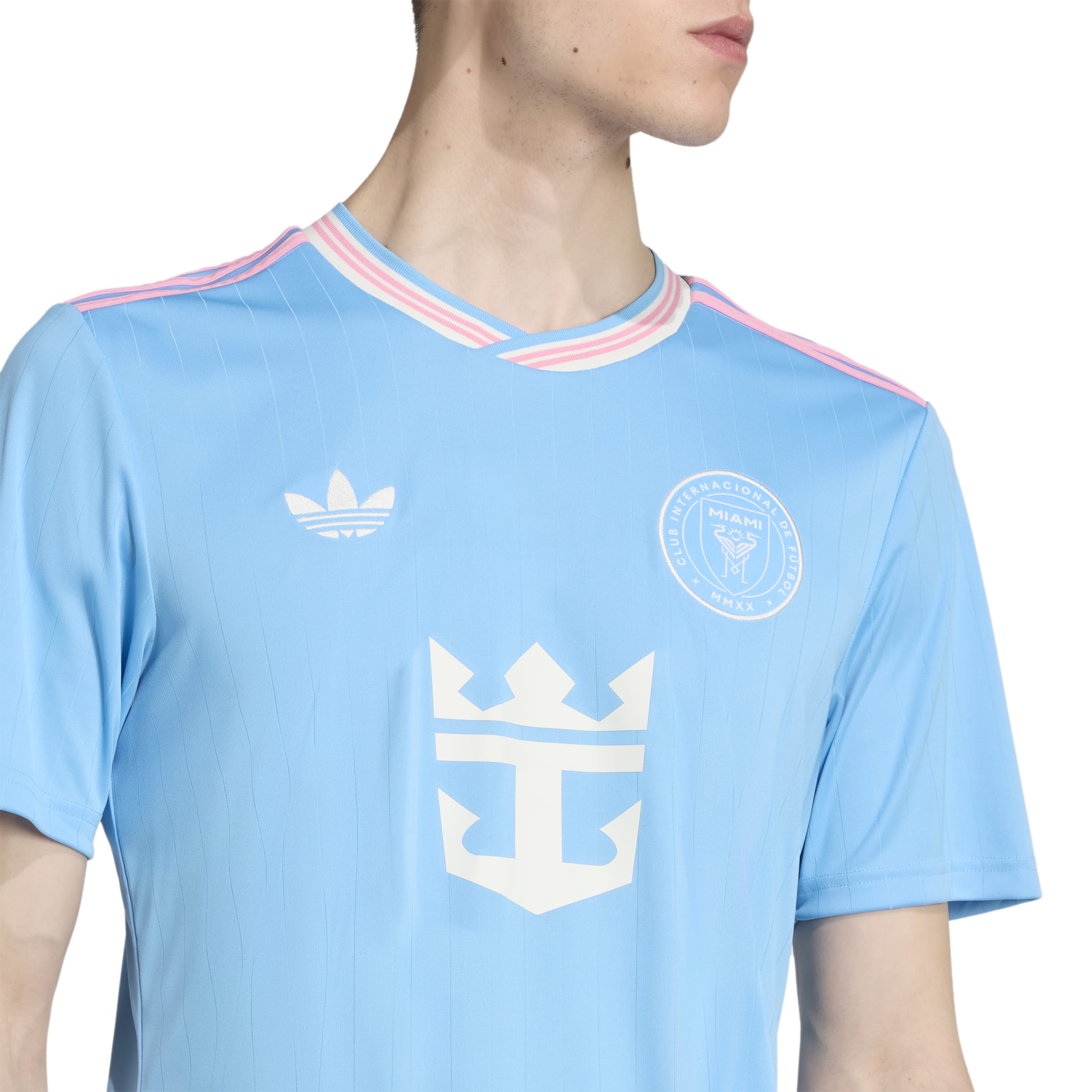 Maillot réplique bleu 2025 de Lionel Messi Inter Miami FC MLS Adidas pour homme