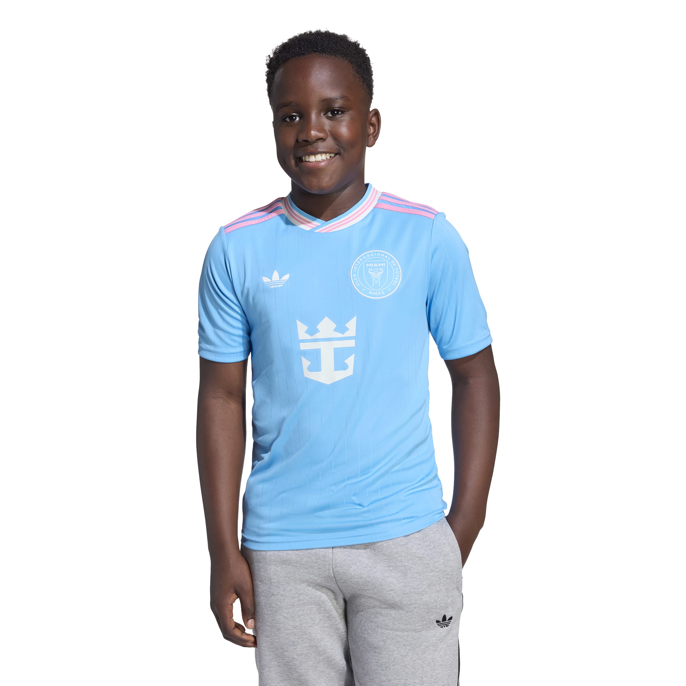 Lionel Messi Inter Miami FC MLS Adidas Youth Blue 2025 Third Replica Jersey