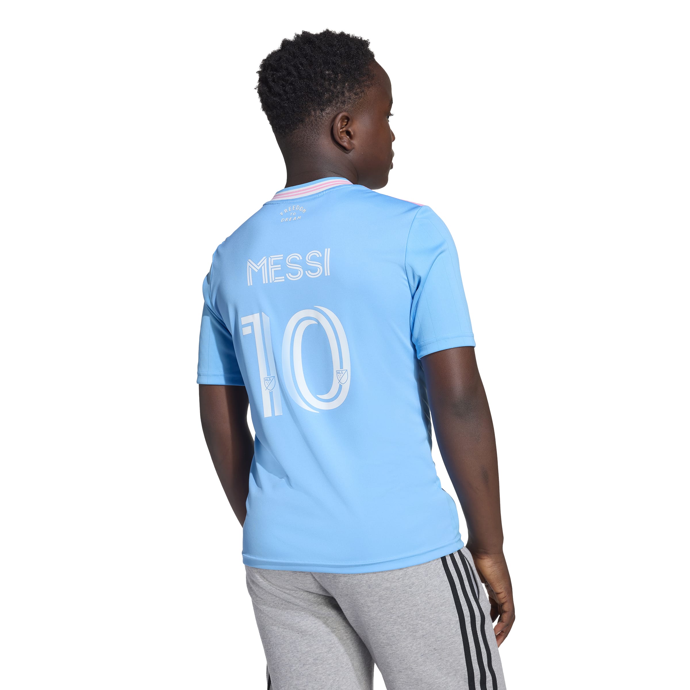 Lionel Messi Inter Miami FC MLS Adidas Youth Blue 2025 Third Replica Jersey