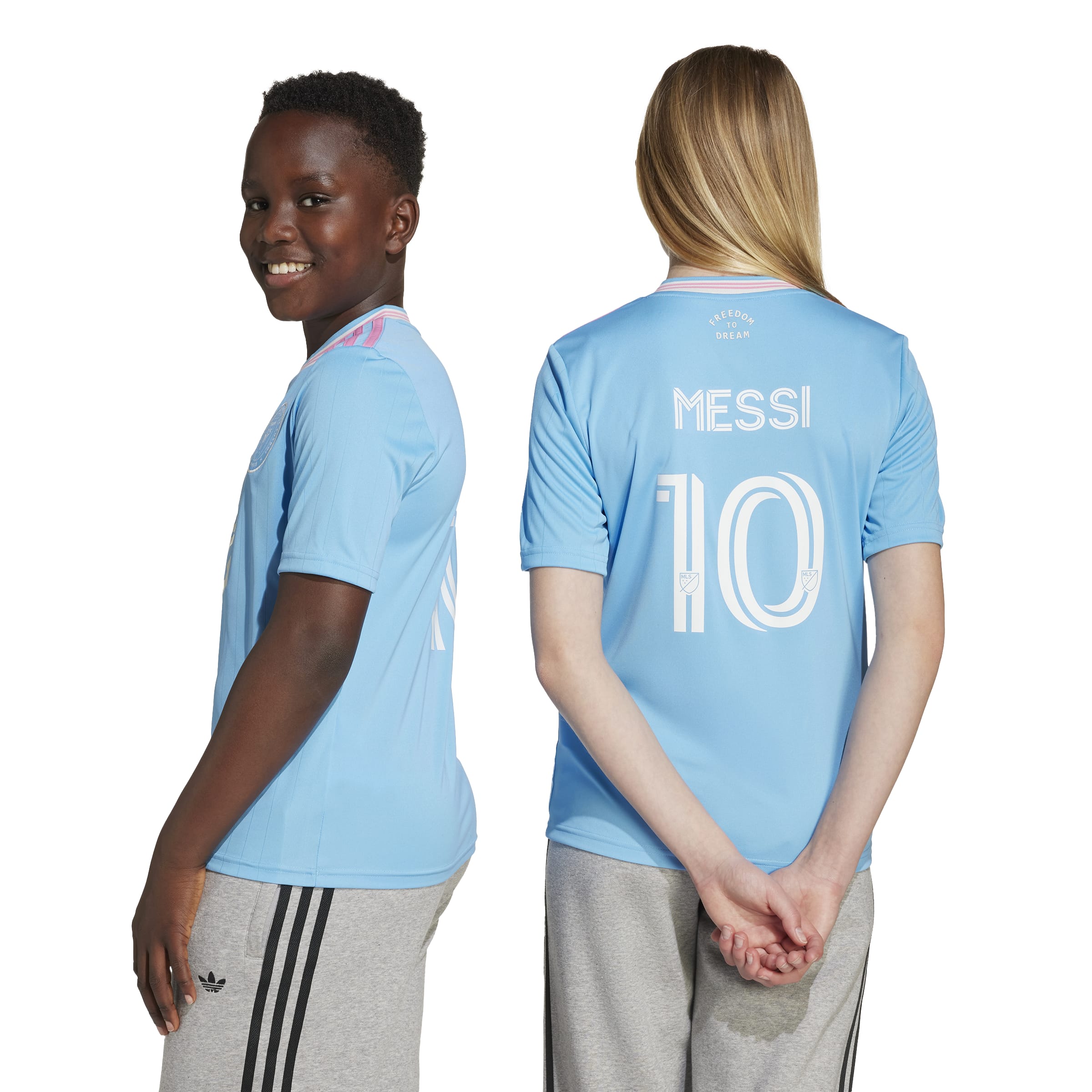 Lionel Messi Inter Miami FC MLS Adidas Youth Blue 2025 Third Replica Jersey