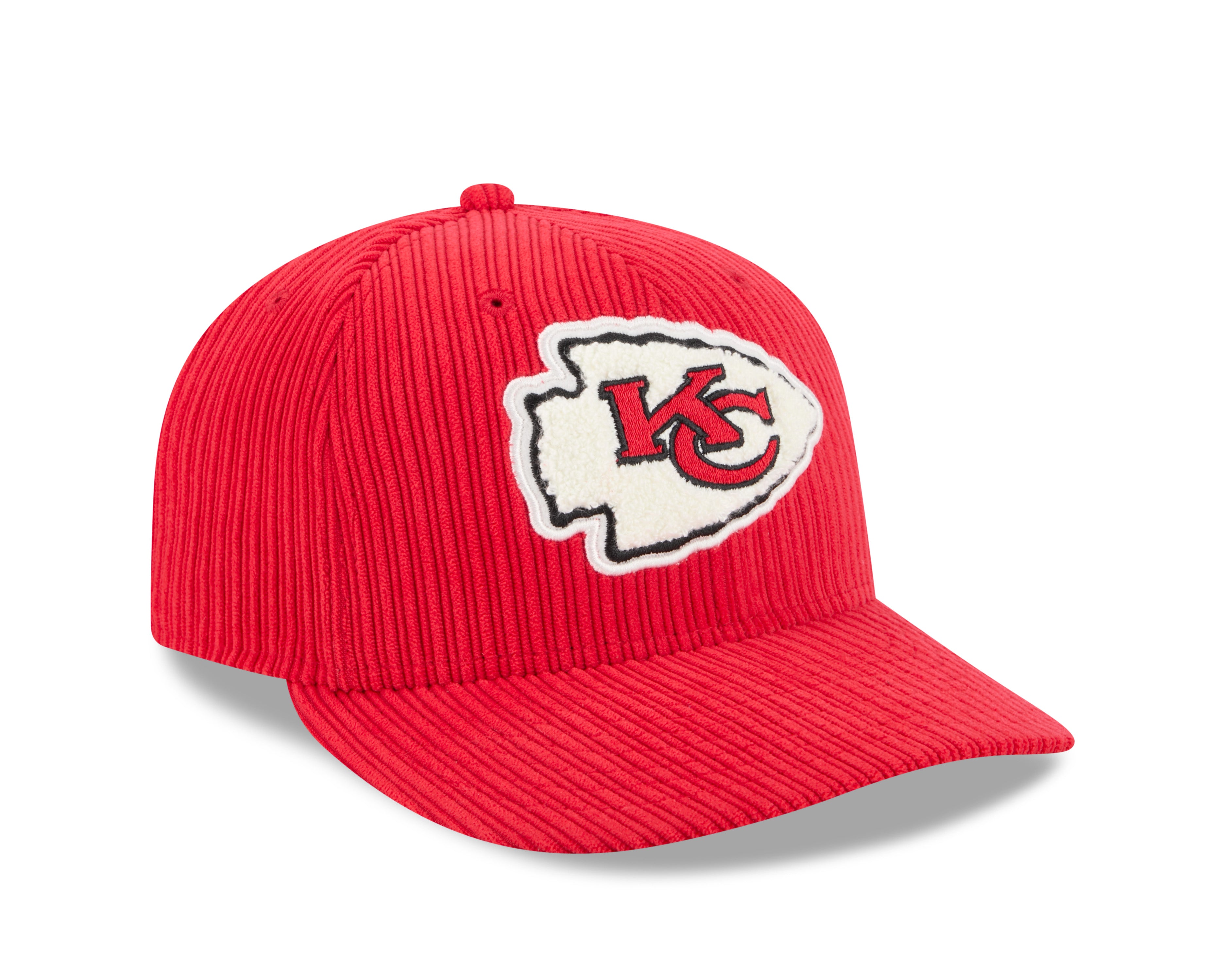 Kansas City Chiefs NFL New Era Men's Red 59Fifty Chenille Pop Fitted Hat
