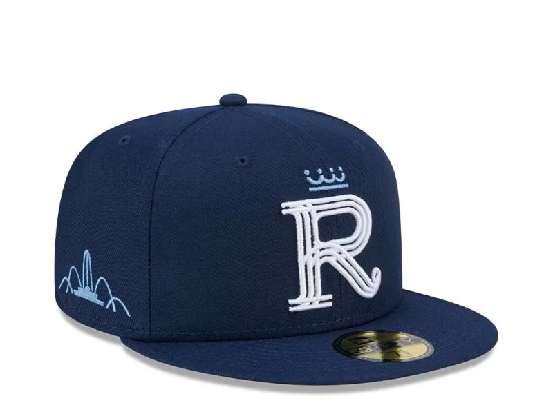 Kansas City Royals MLB New Era Men's Navy 59Fifty 2022 City Connect Fitted Hat
