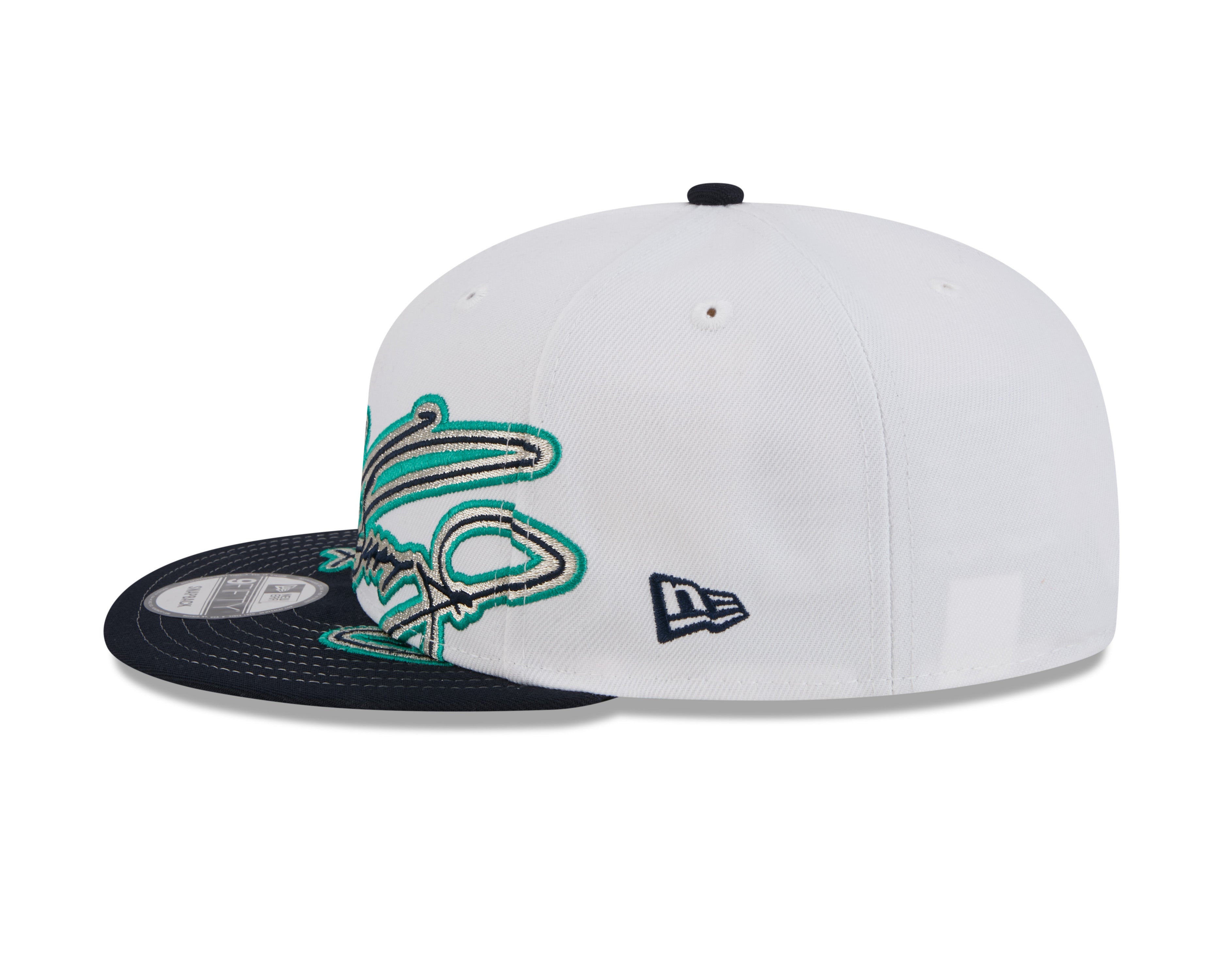 Ken Griffey Jr. Seattle Mariners MLB New Era Men's White/Navy 9Fifty Signature Snapback