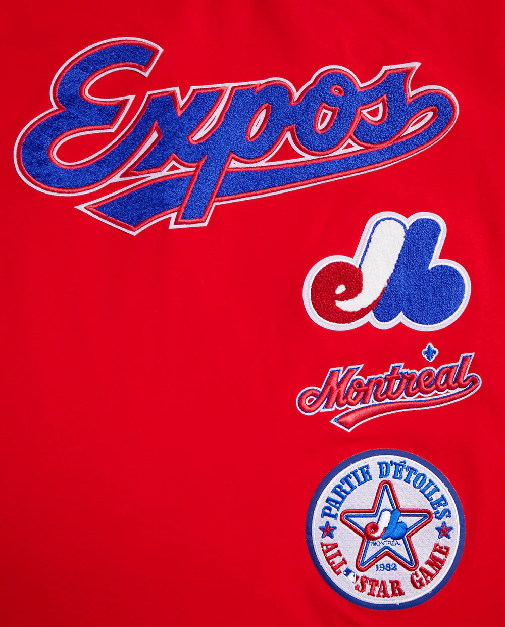Montreal Expos MLB Pro Standard Men's Red Cooperstown Retro Classic Striped Top T-shirt