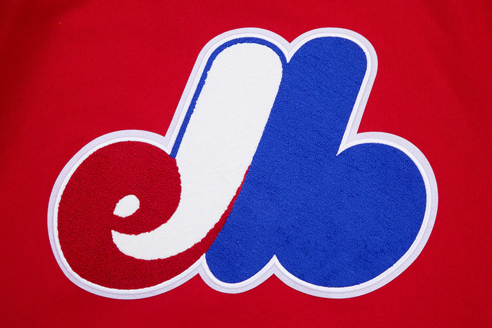 Sweat à capuche rétro classique rouge Cooperstown pour homme, modèle Pro Standard des Expos de Montréal (MLB).