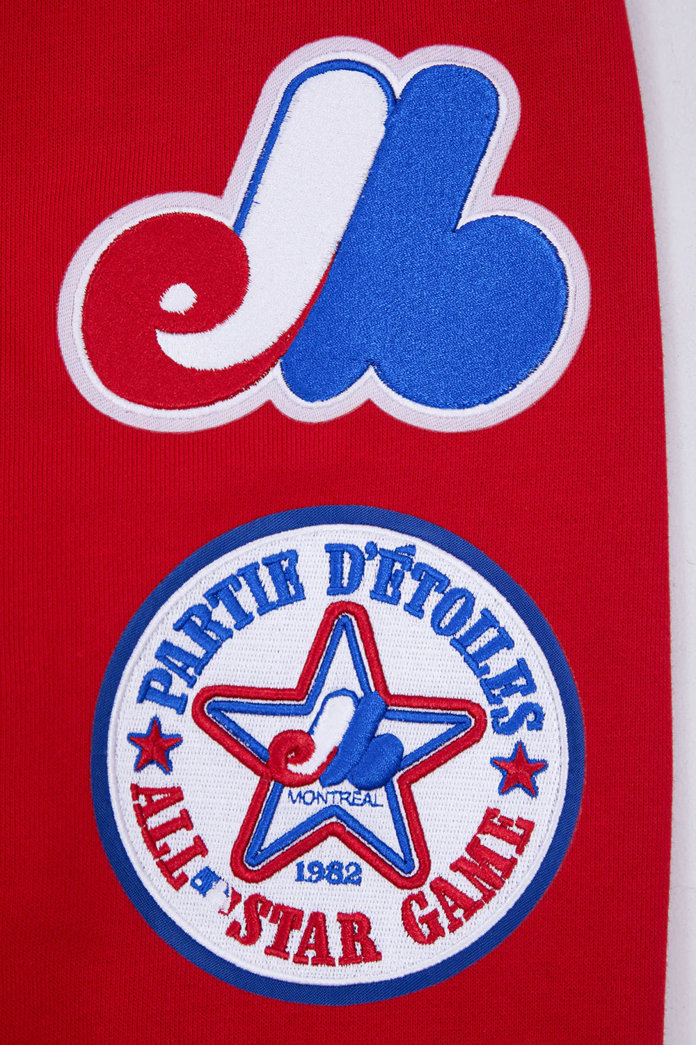 Sweat à capuche rétro classique rouge Cooperstown pour homme, modèle Pro Standard des Expos de Montréal (MLB).