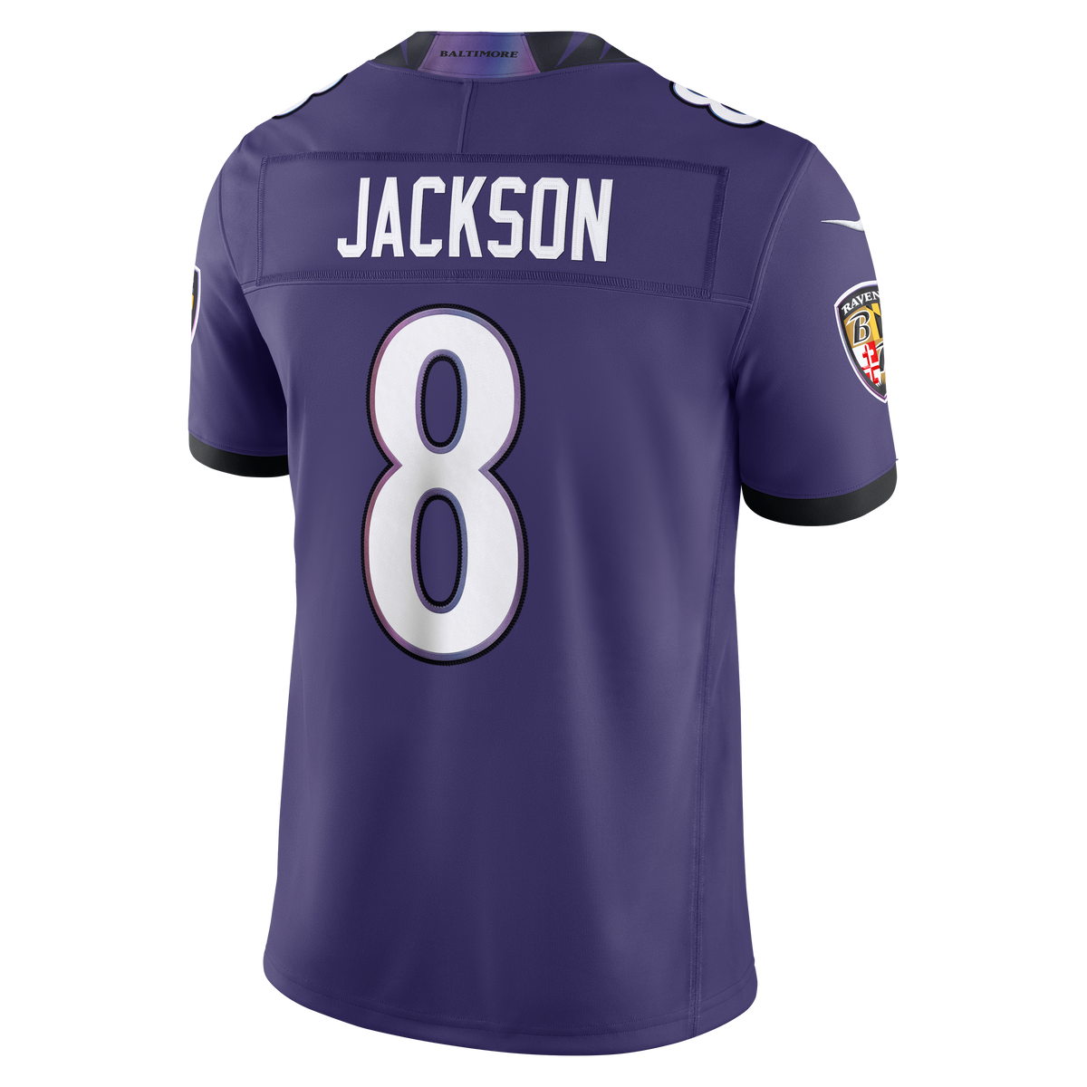 Lamar Jackson Baltimore Ravens NFL Nike Men's Purple Vapor F.U.S.E. Limited Player Sewn Jersey