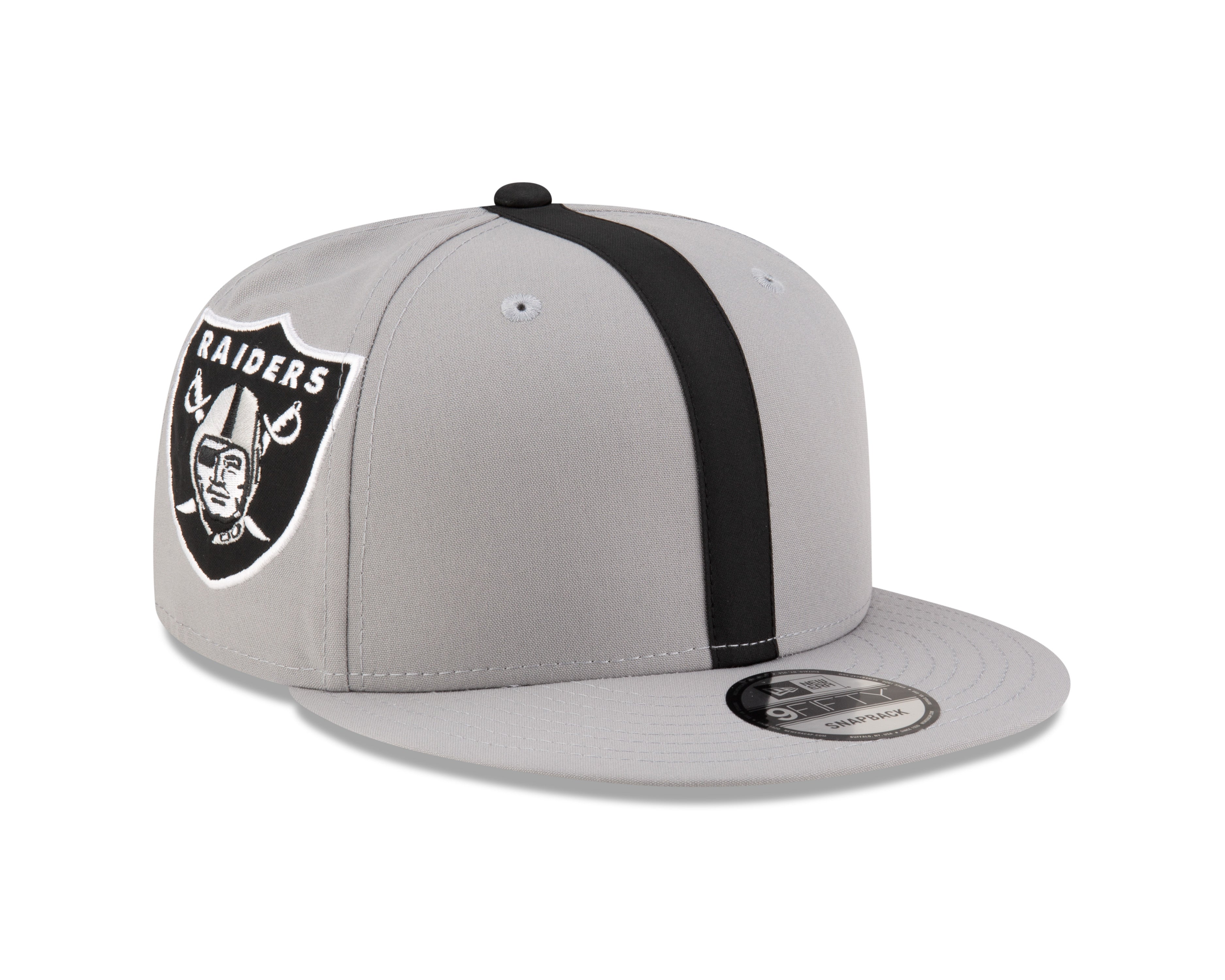 Las Vegas Raiders NFL New Era Men's Grey 9Fifty Helmet Pack Snapback